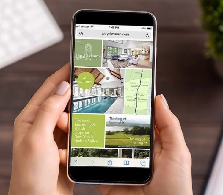 Gary DiMauro Real Estate Mobile site — Anita van de Ven