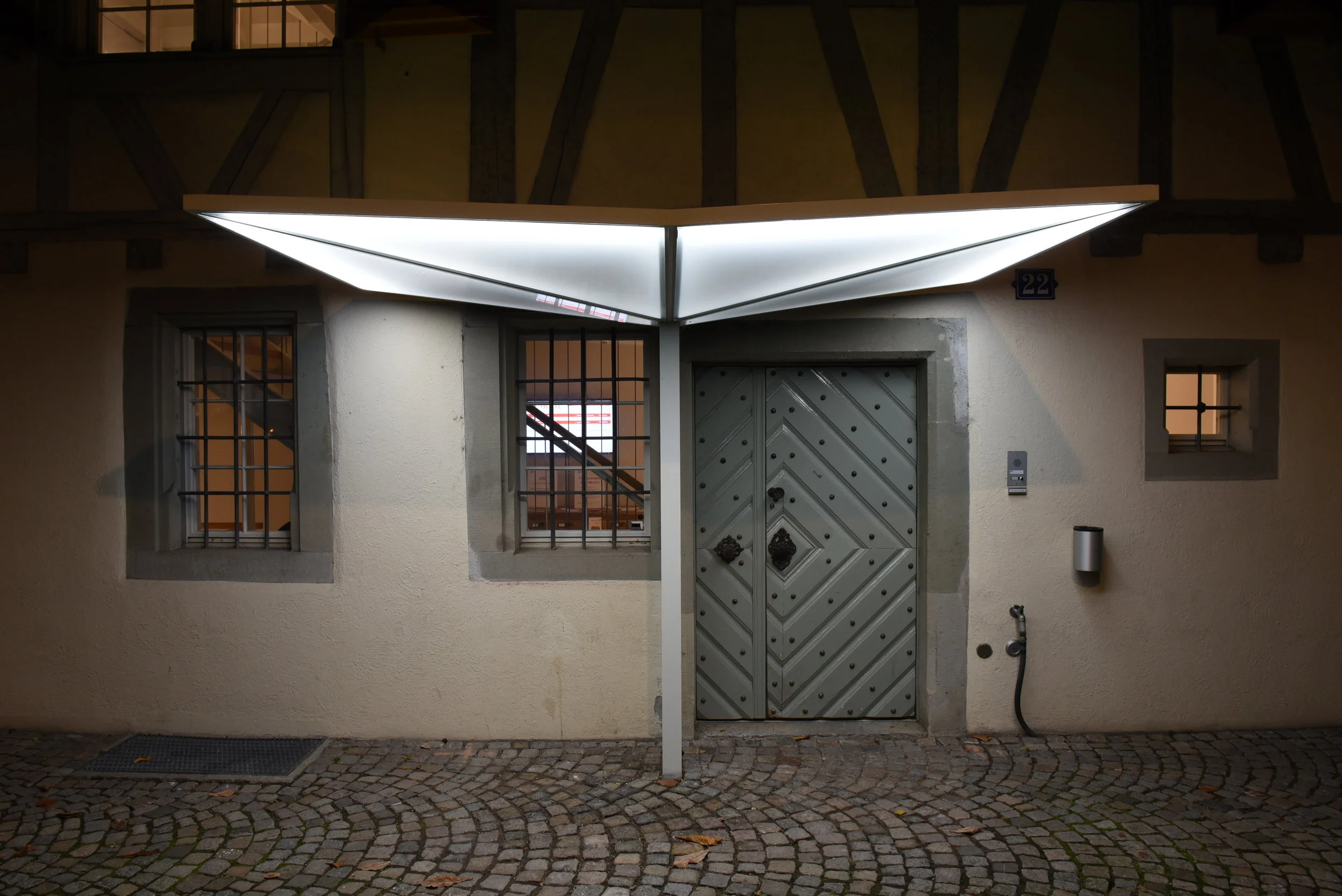 Beleuchtetes 3d Vordach Koller Metallbautechnik Gmbh