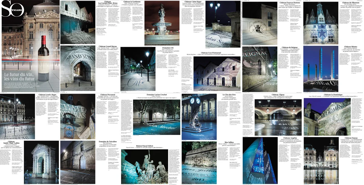 Editorial for SO vin Figaro daily supplement