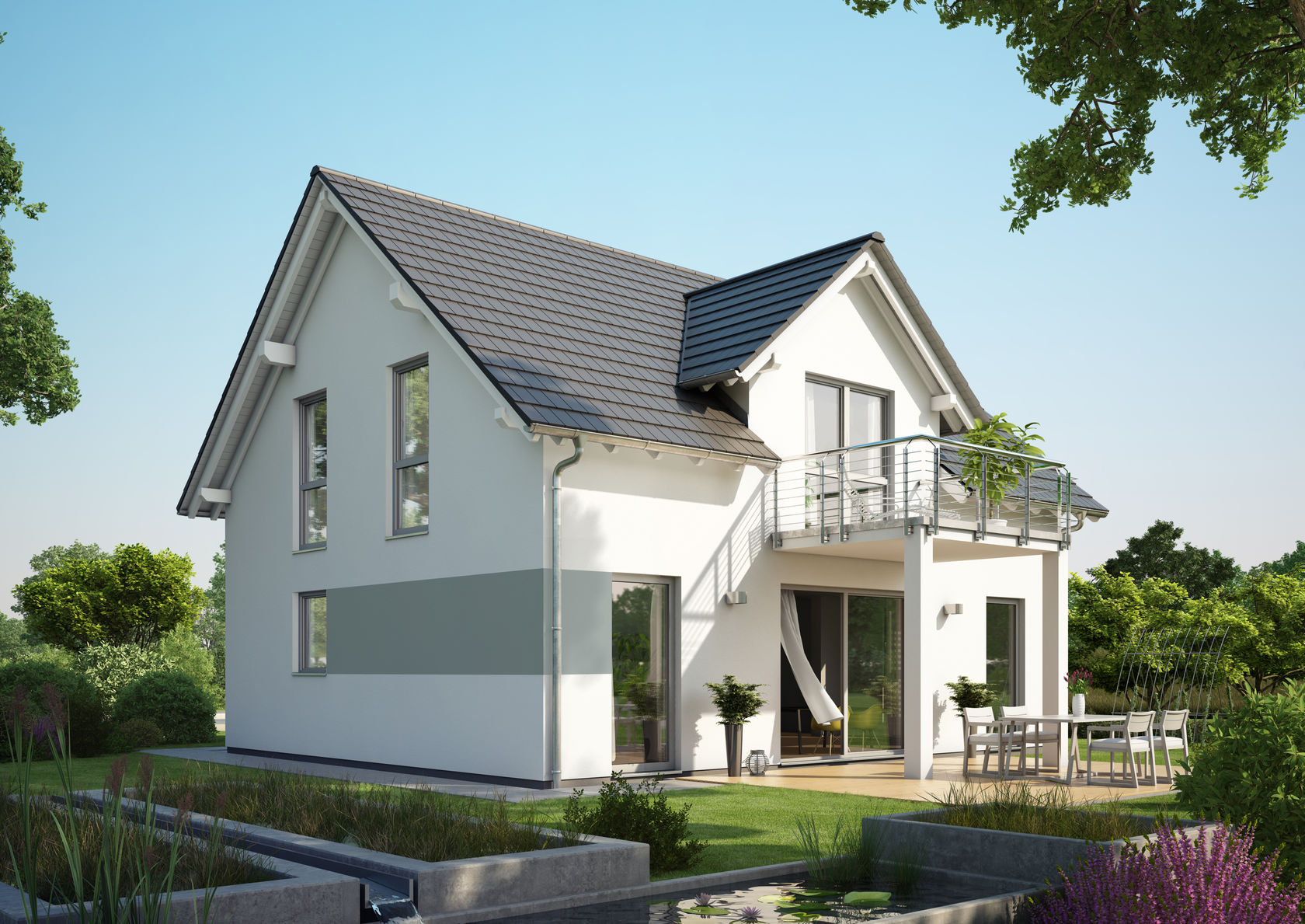 Beispiel Familienhaus mit Satteldach im Victoriaviertel
