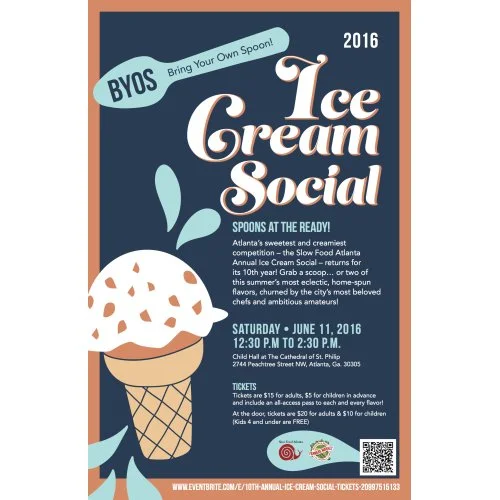 Slow Food Atlanta's 10th Annual Ice Cream Social