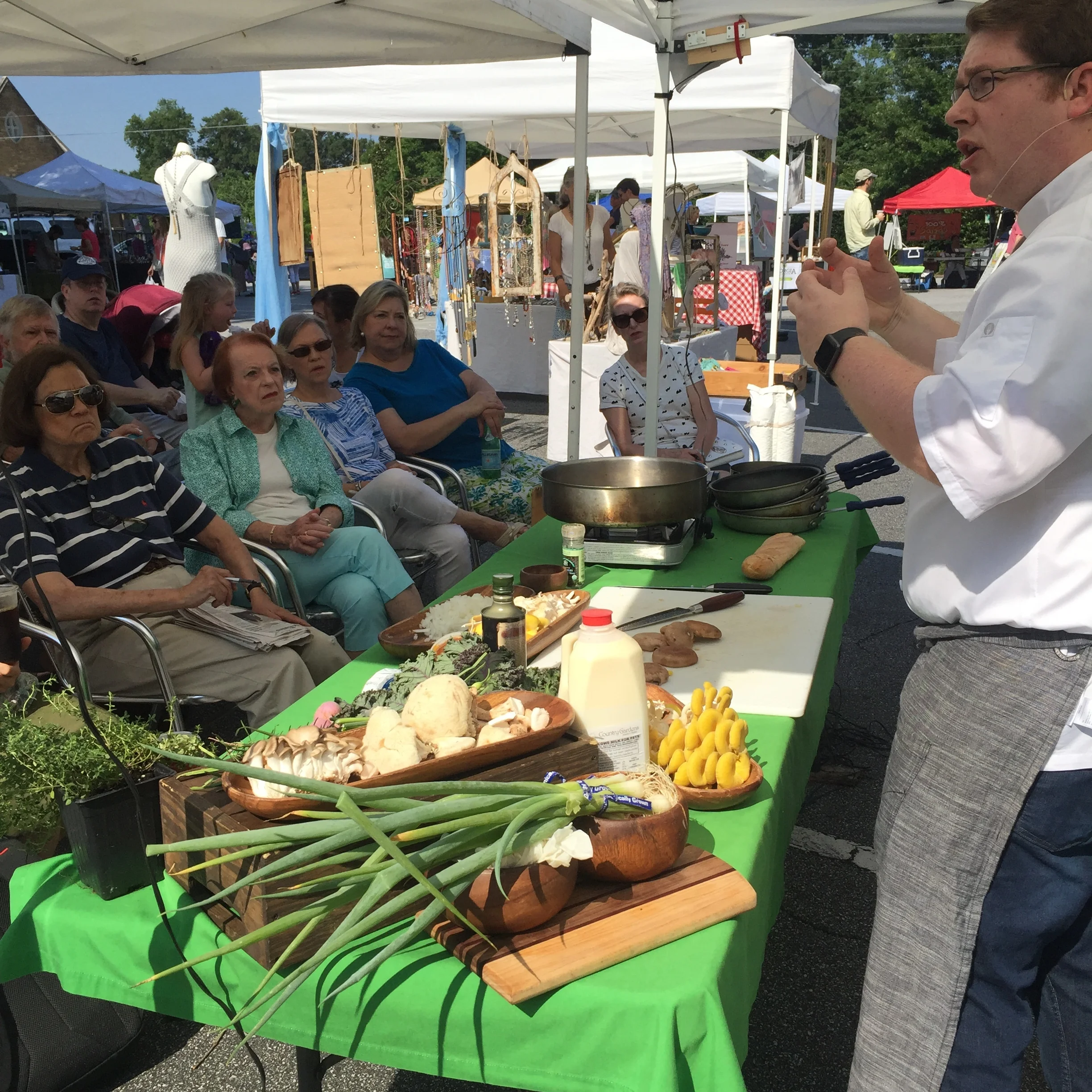 Peachtree Road Farmers Market Connects Hyatt Chef with Local Food