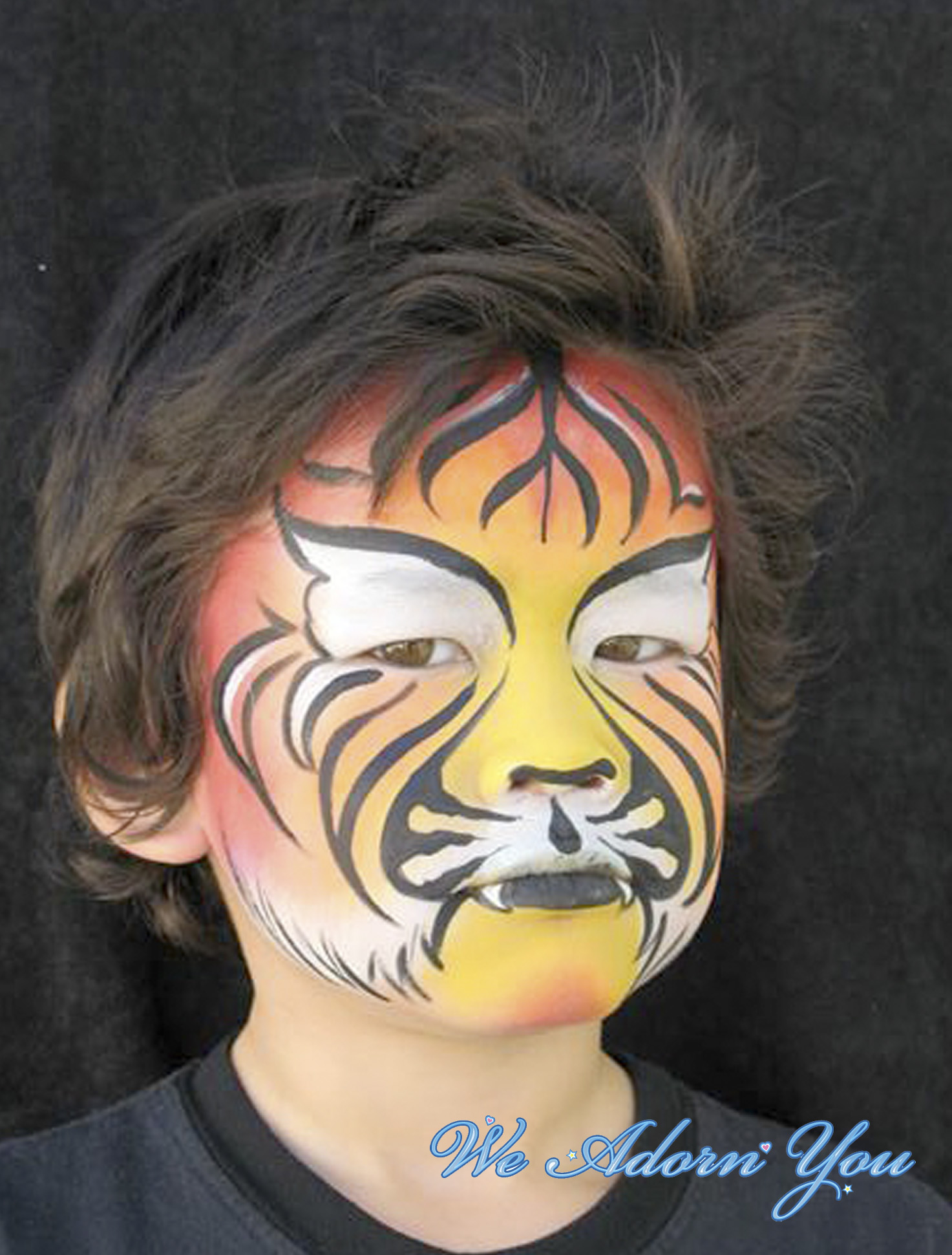Face Painting Tiger- We Adorn You.jpg