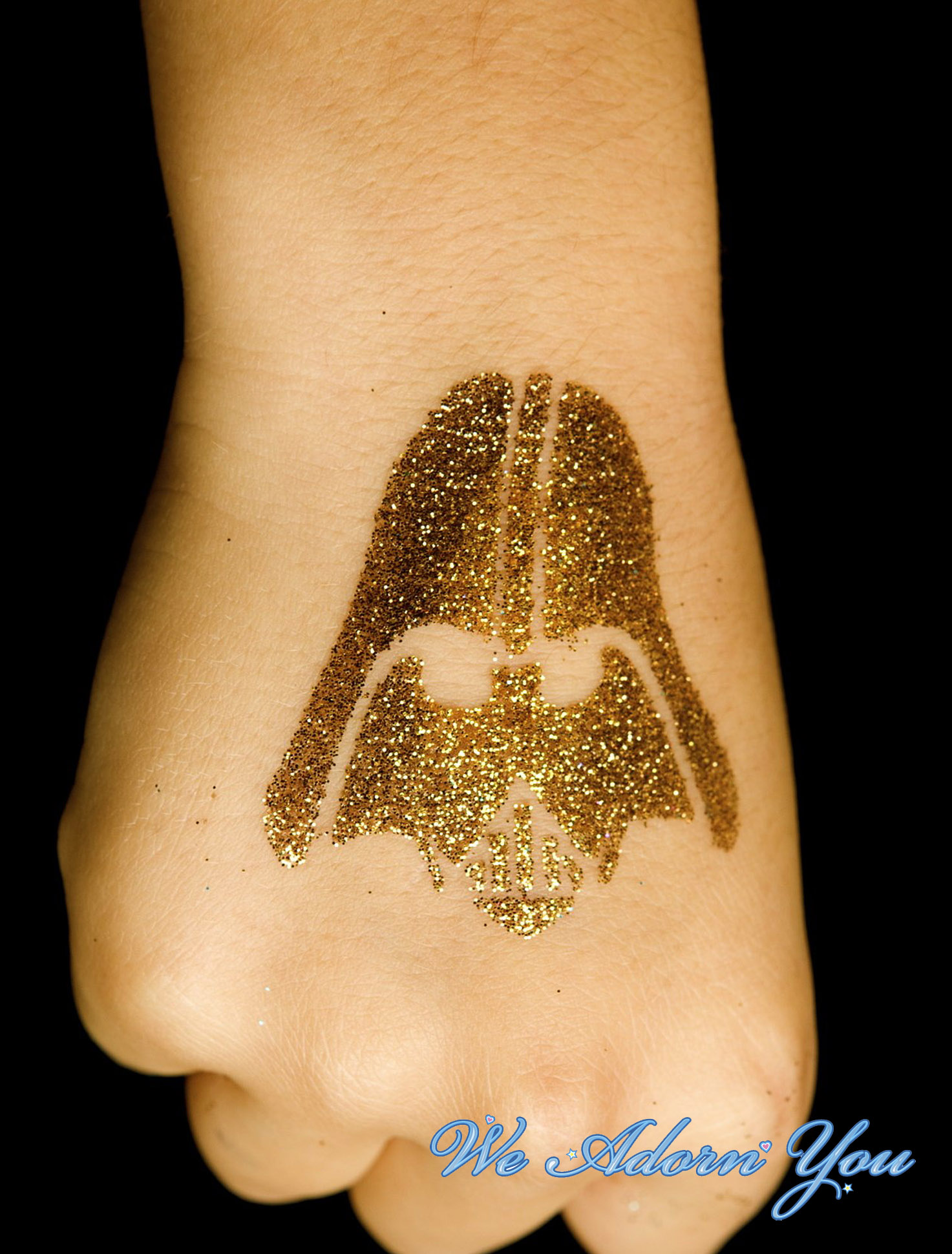 Glitter Tattoo Darth Vader- We Adorn You.jpg