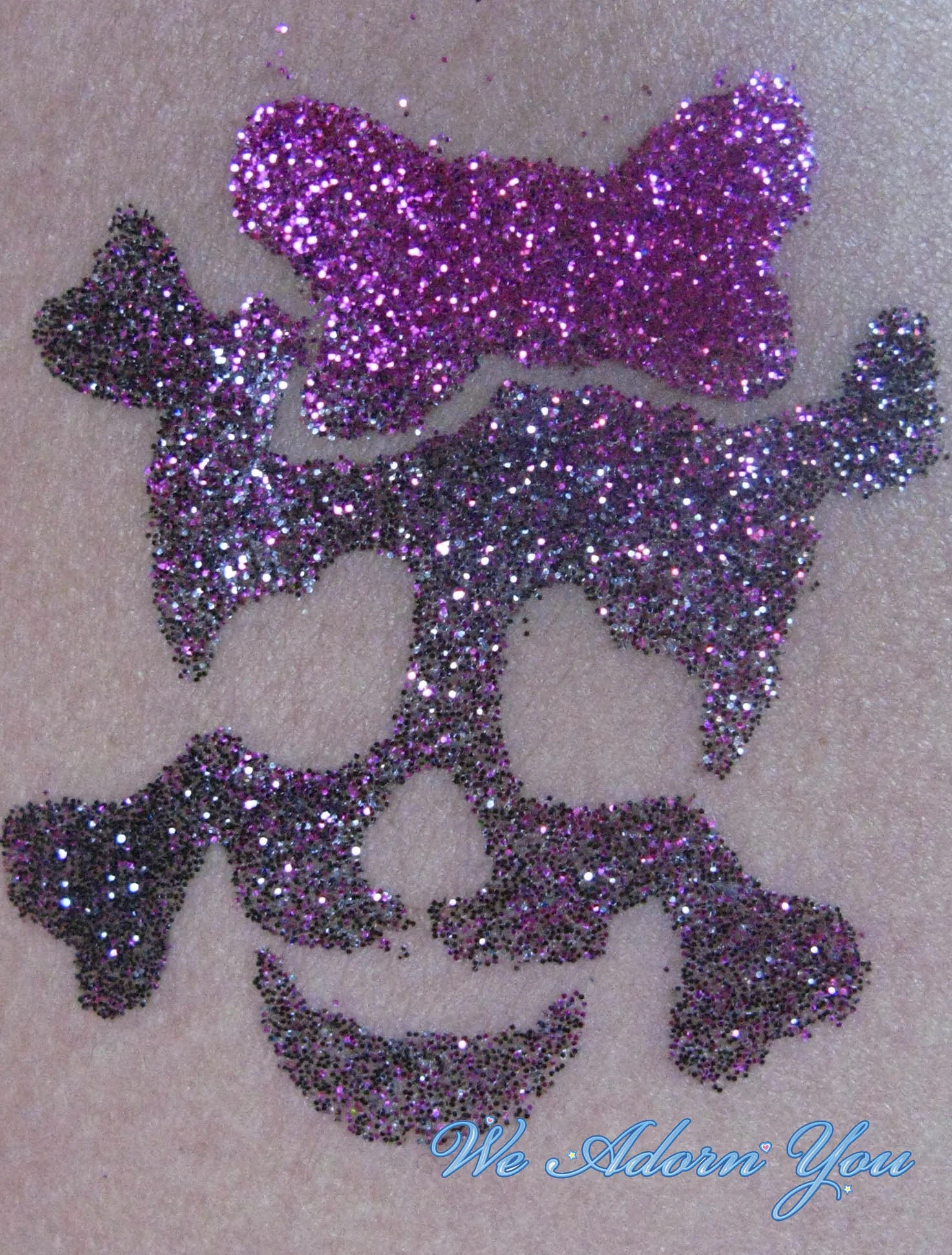 Glitter Tattoo Skull and Crossbones- We Adorn You.jpg
