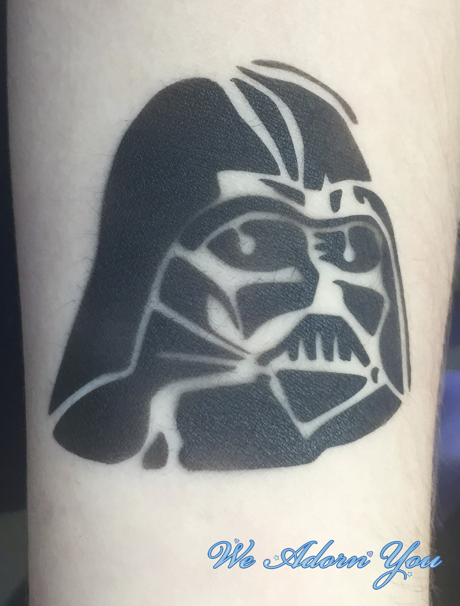 Airbrush Tattoo Darth Vader - We Adorn You.jpg