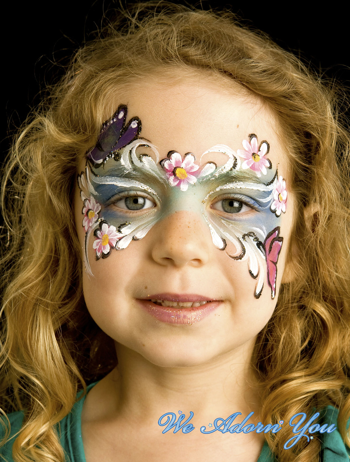 Face Painting Butterfly Floral - We Adorn You.jpg