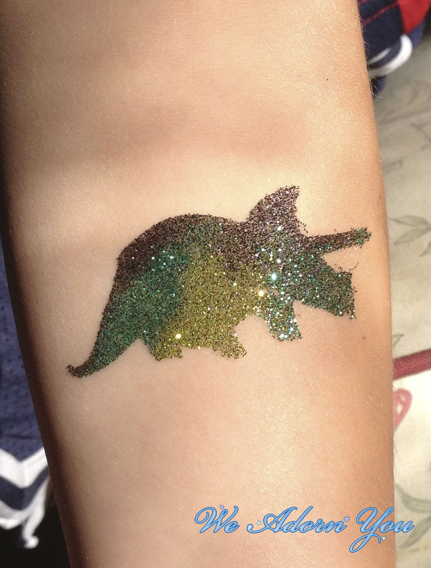Glitter Tattoo Dinosaur- We Adorn You.jpg