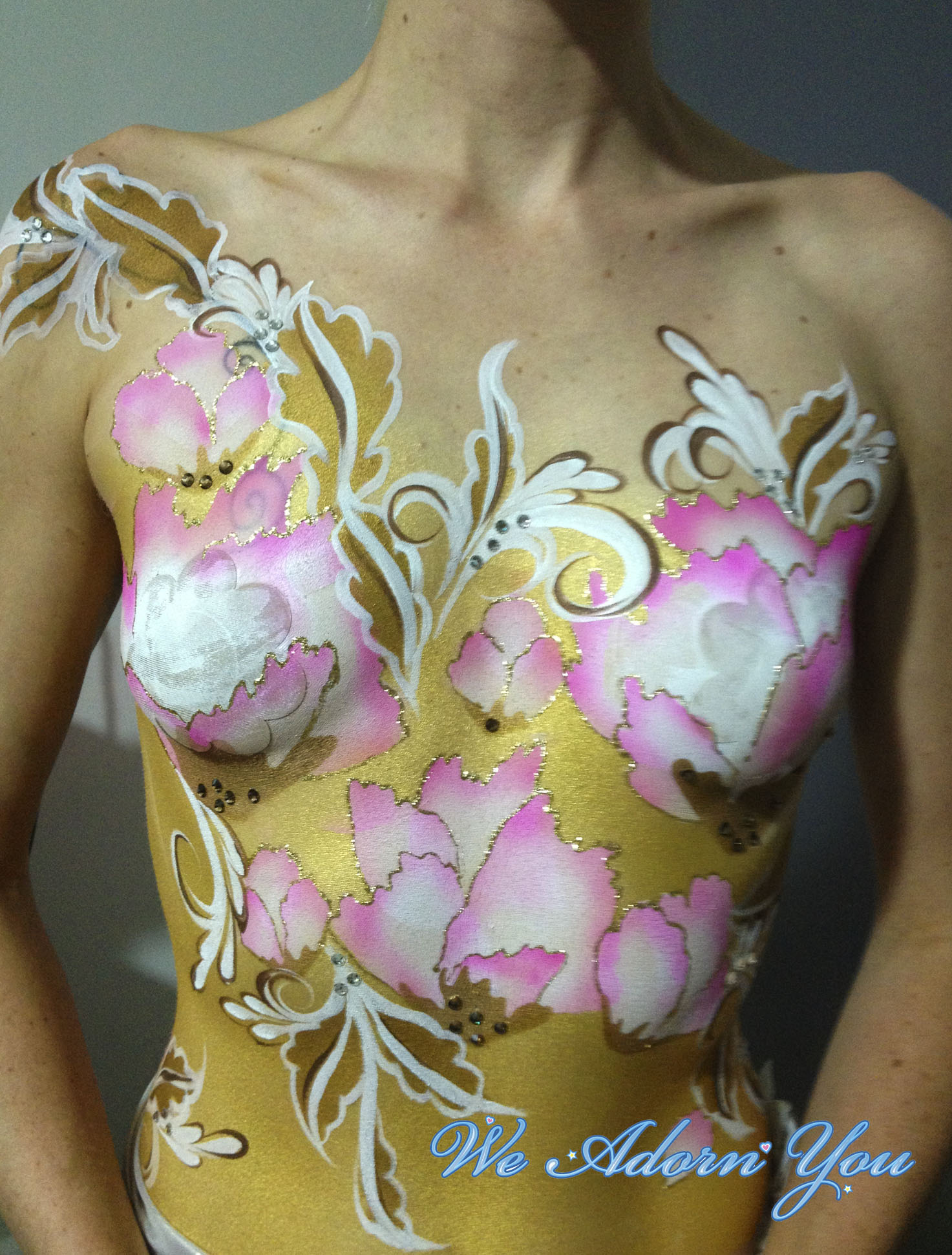 Body Painting Gold Floral - We Adorn You.jpg