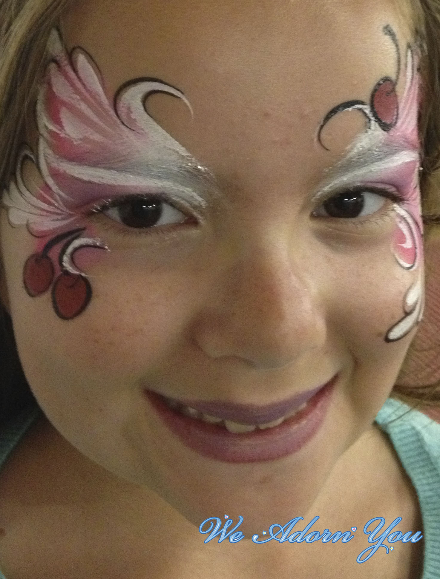 Face Painting Cherries- We Adorn You.jpg
