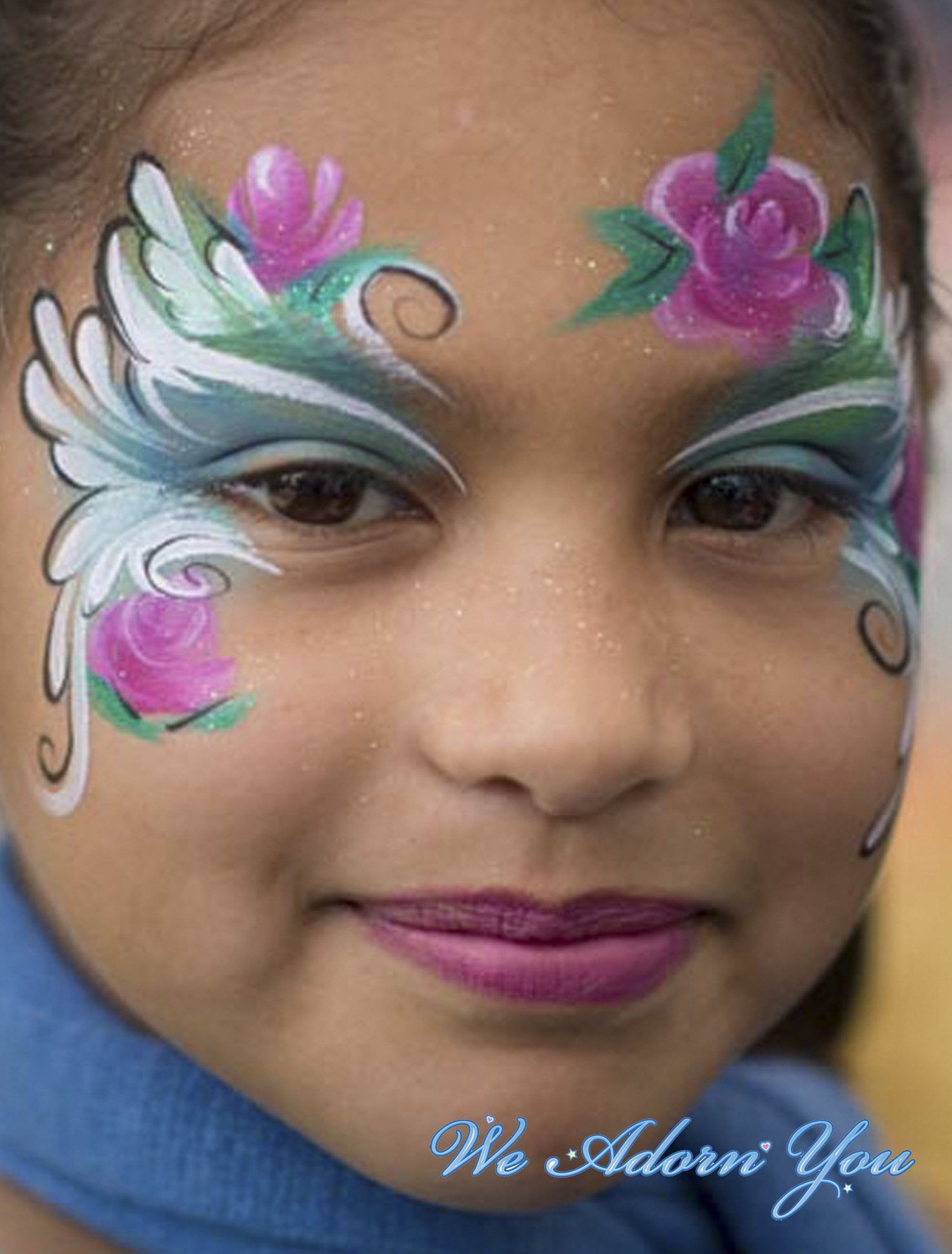 Face Painting Roses- We Adorn You.jpg