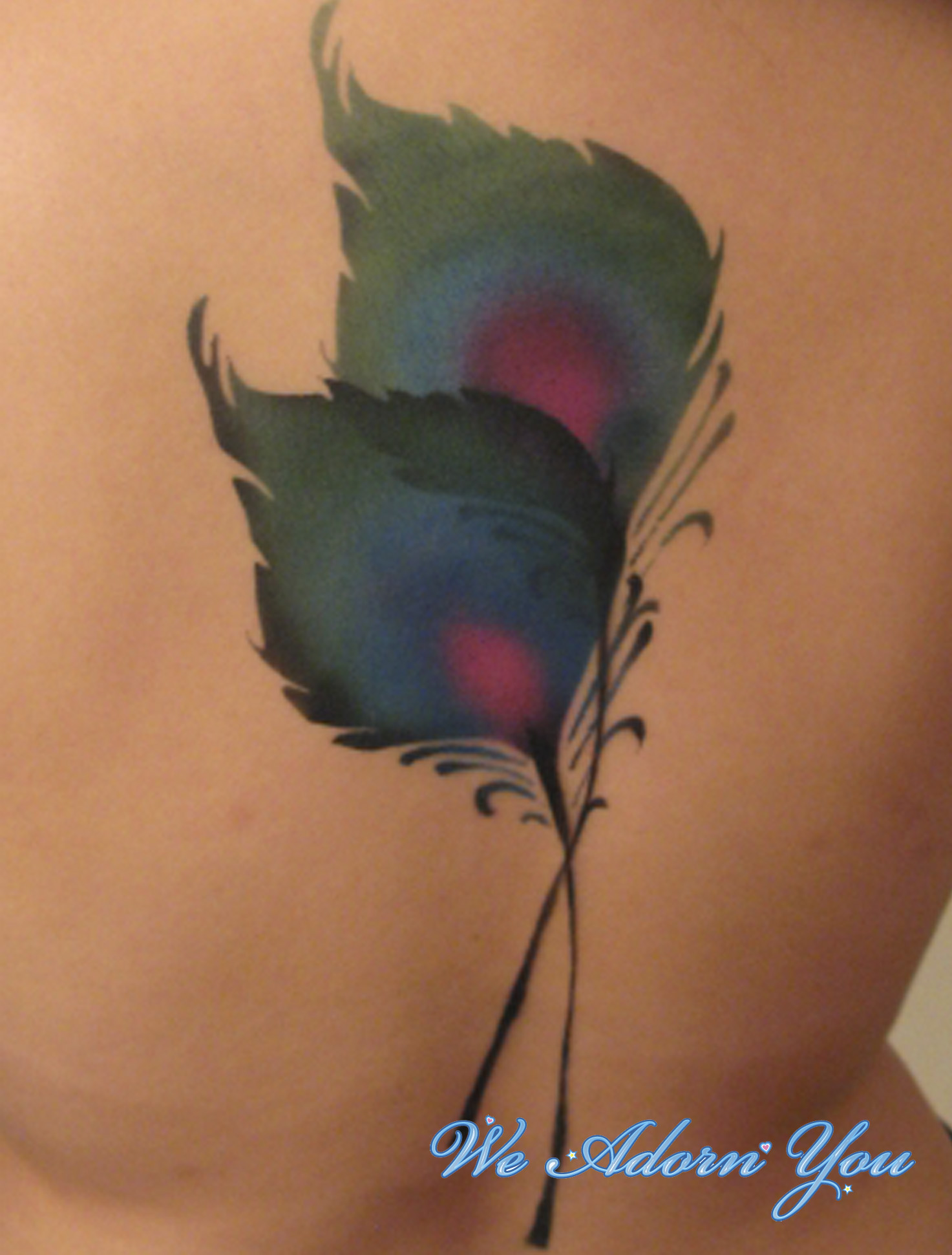 Body Painting Peacock Feather - We Adorn You.jpg