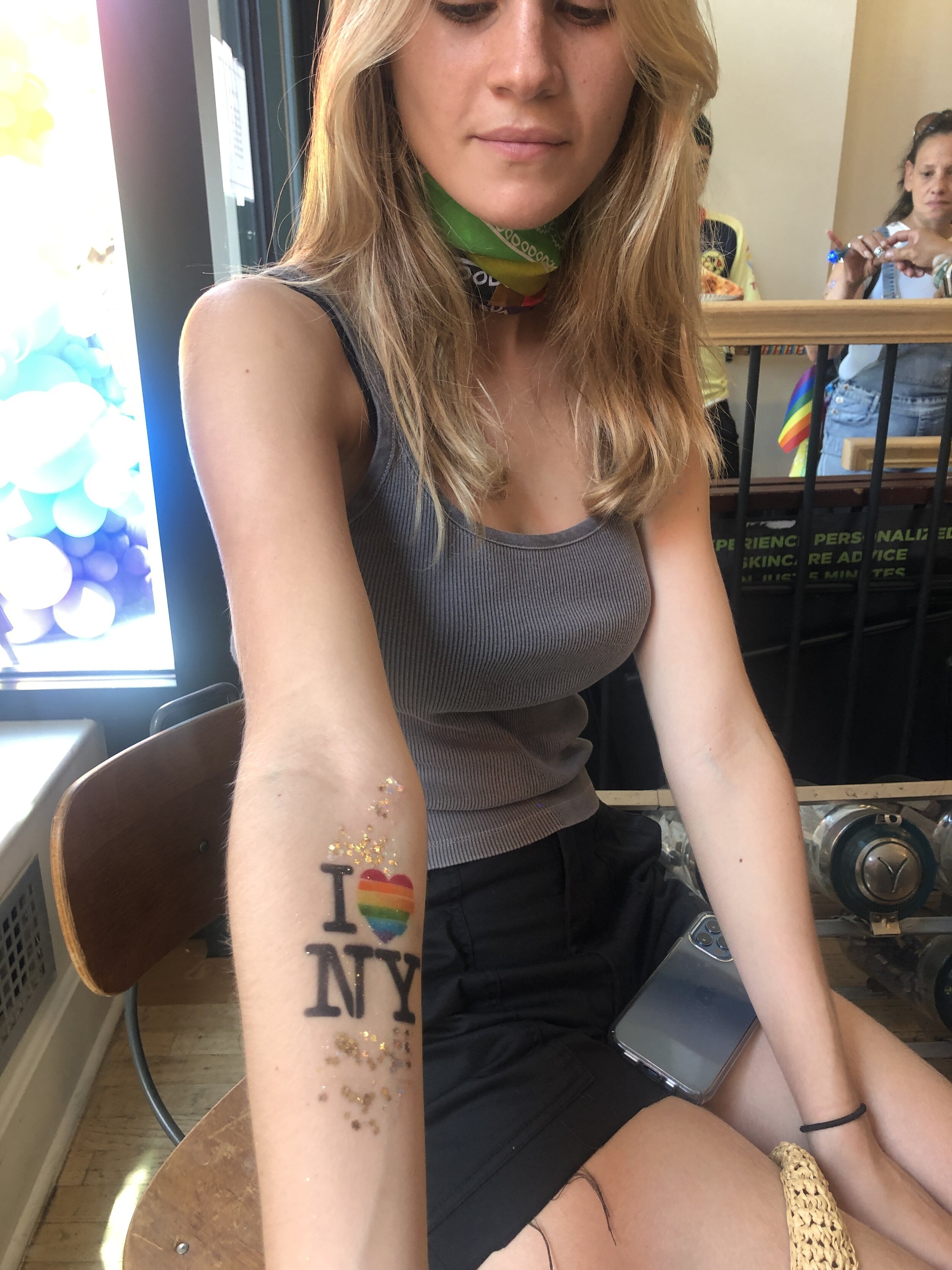 Airbrush Tattoos New York City Kiehls Event.JPG