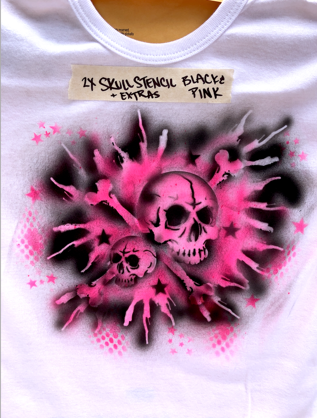 Airbrush T-Shirt New York City Skull.png