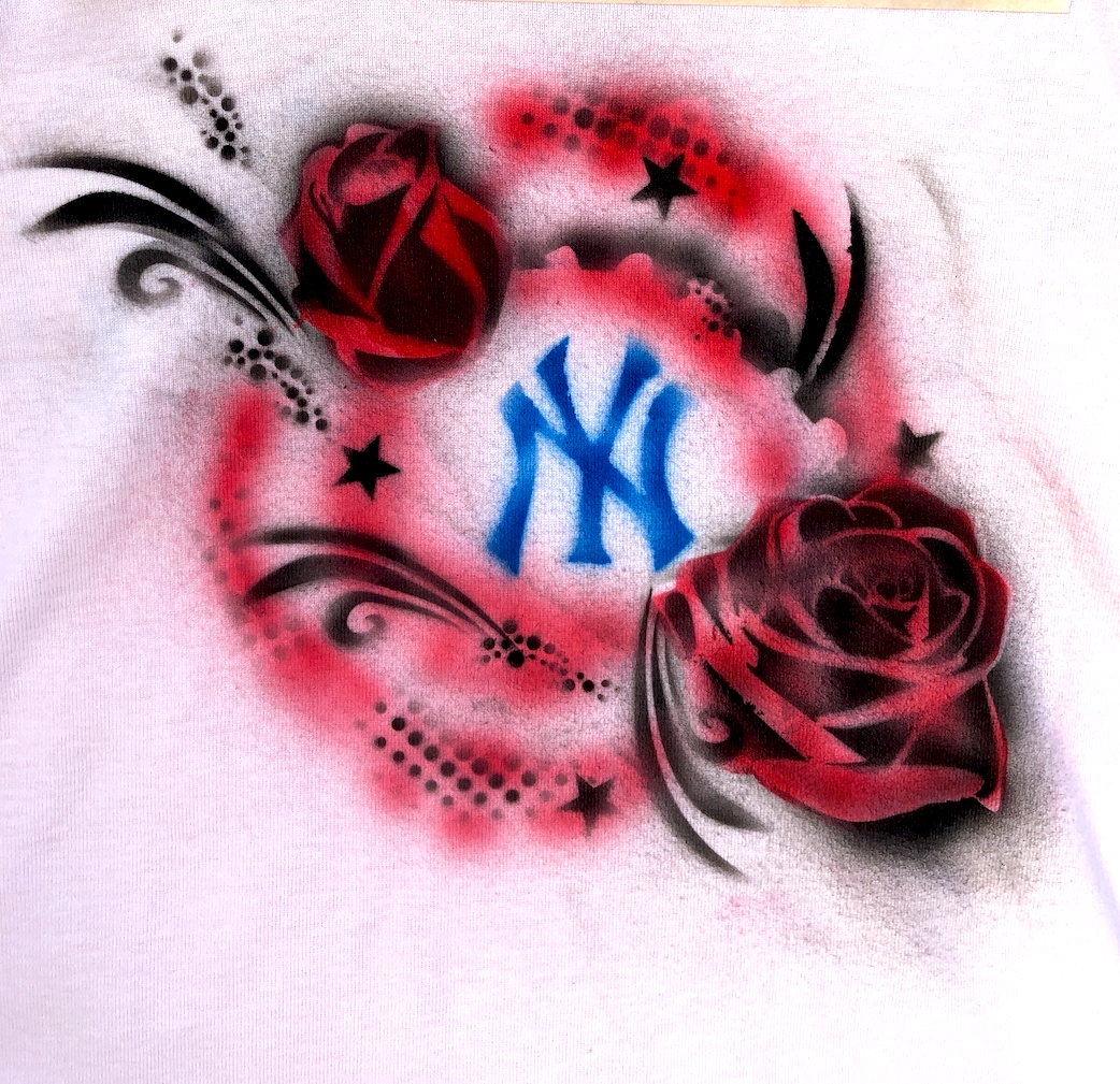 Rose Airbrush T-Shirt Westchester.png