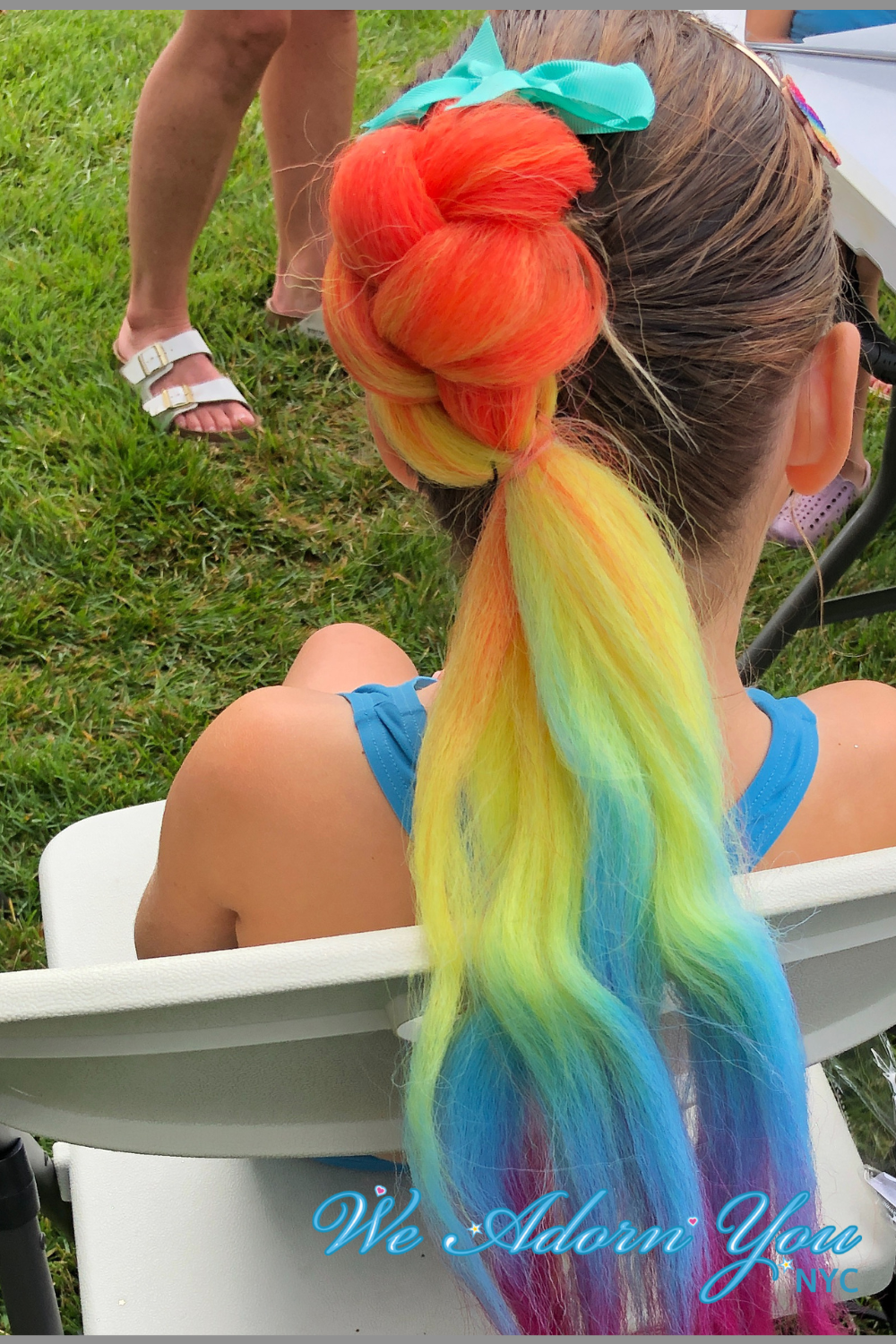 Rainbow Hair Braiding Pony Tail Hamptons.png