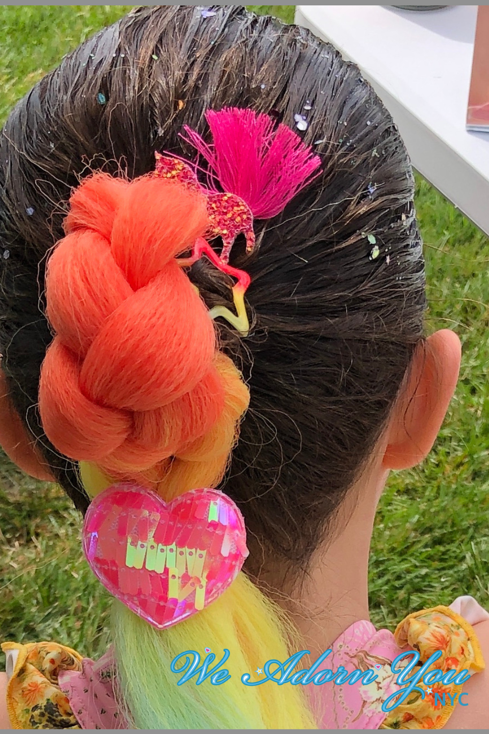 Rainbow Hair Braiding pony tail Westchester.png
