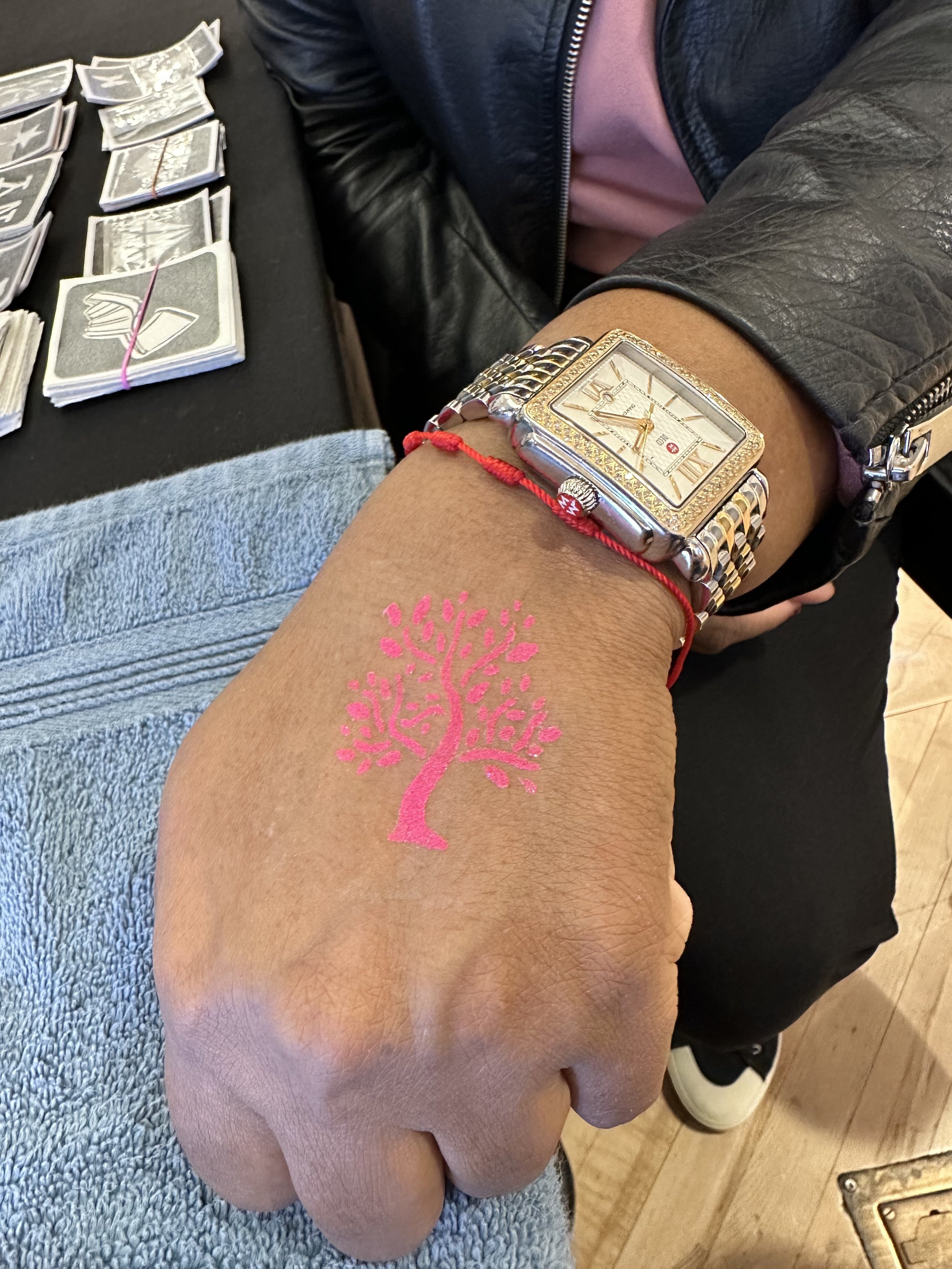 Glitter Tattoos for Breast Cancer Awareness In Store Event New York City.jpg