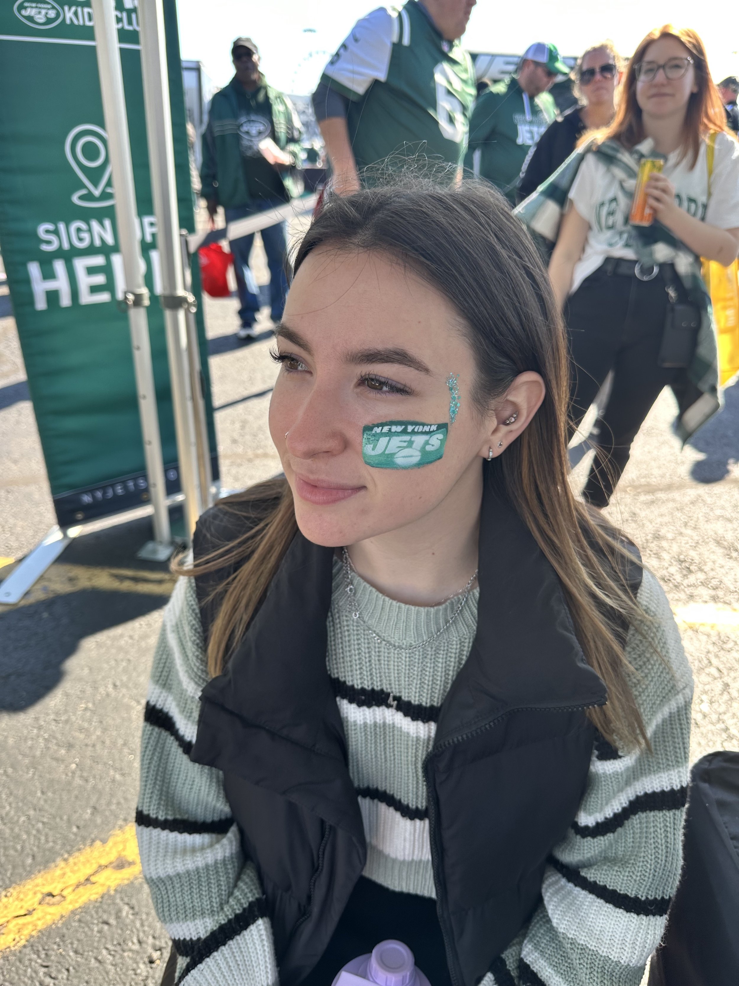 New York Jets Face Painting Near Rutherford New Jersey.jpg