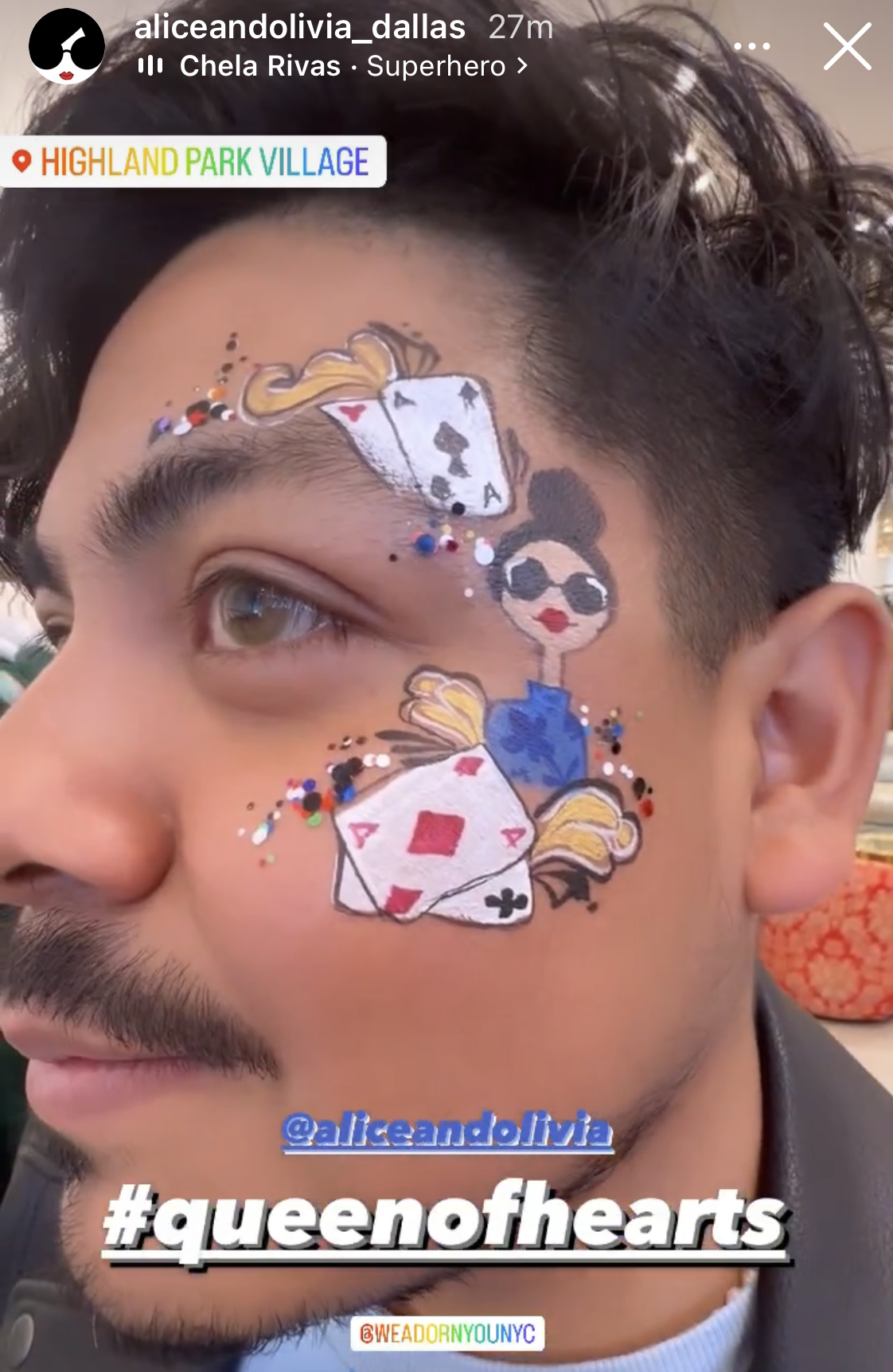 National Artists Day for Alice and Olivia New York City for Dallas Store Face Painting.PNG
