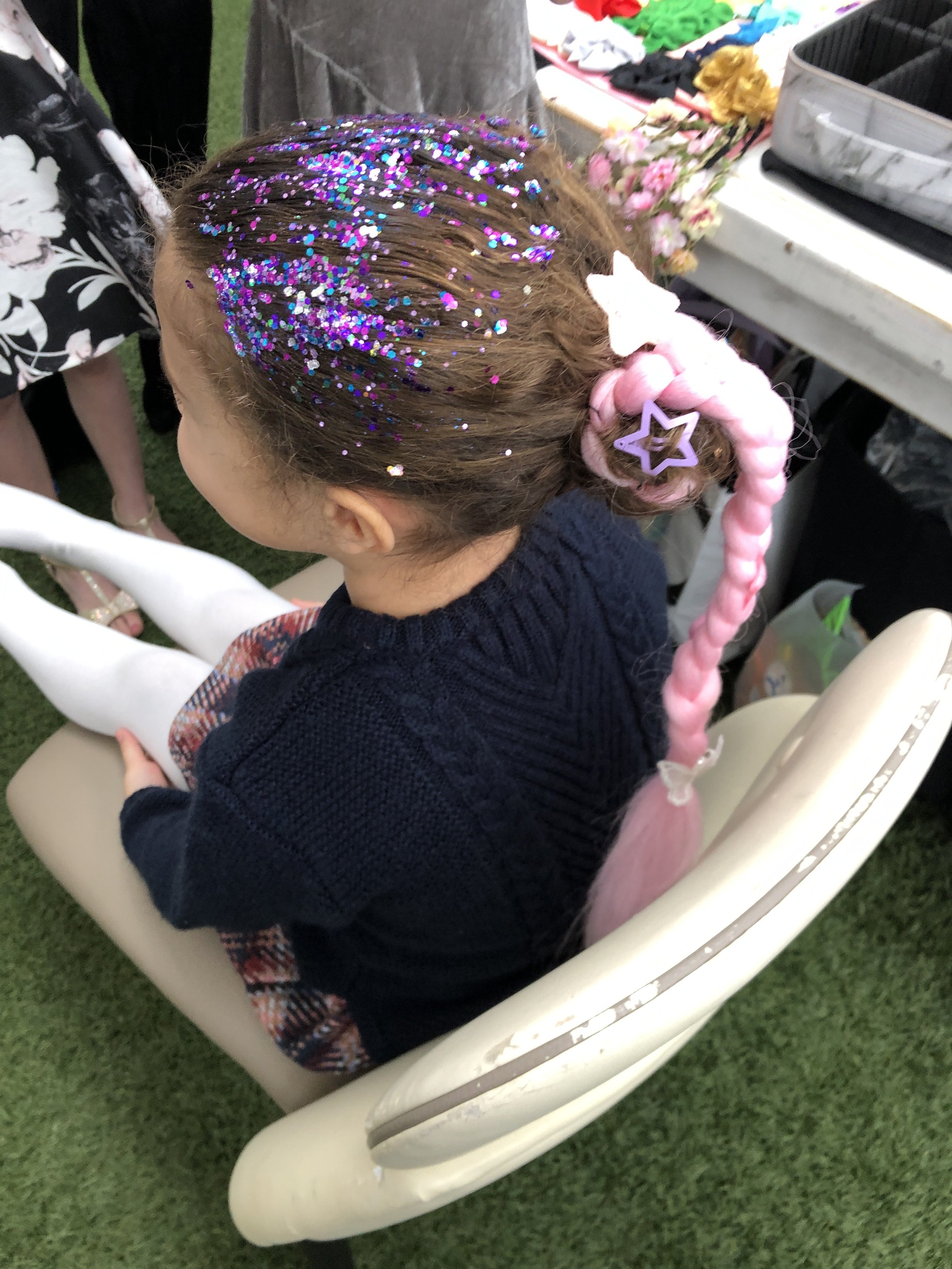 Rainbow Hair Braiding for Kids Birthday Party Scarsdale and Rye.JPG