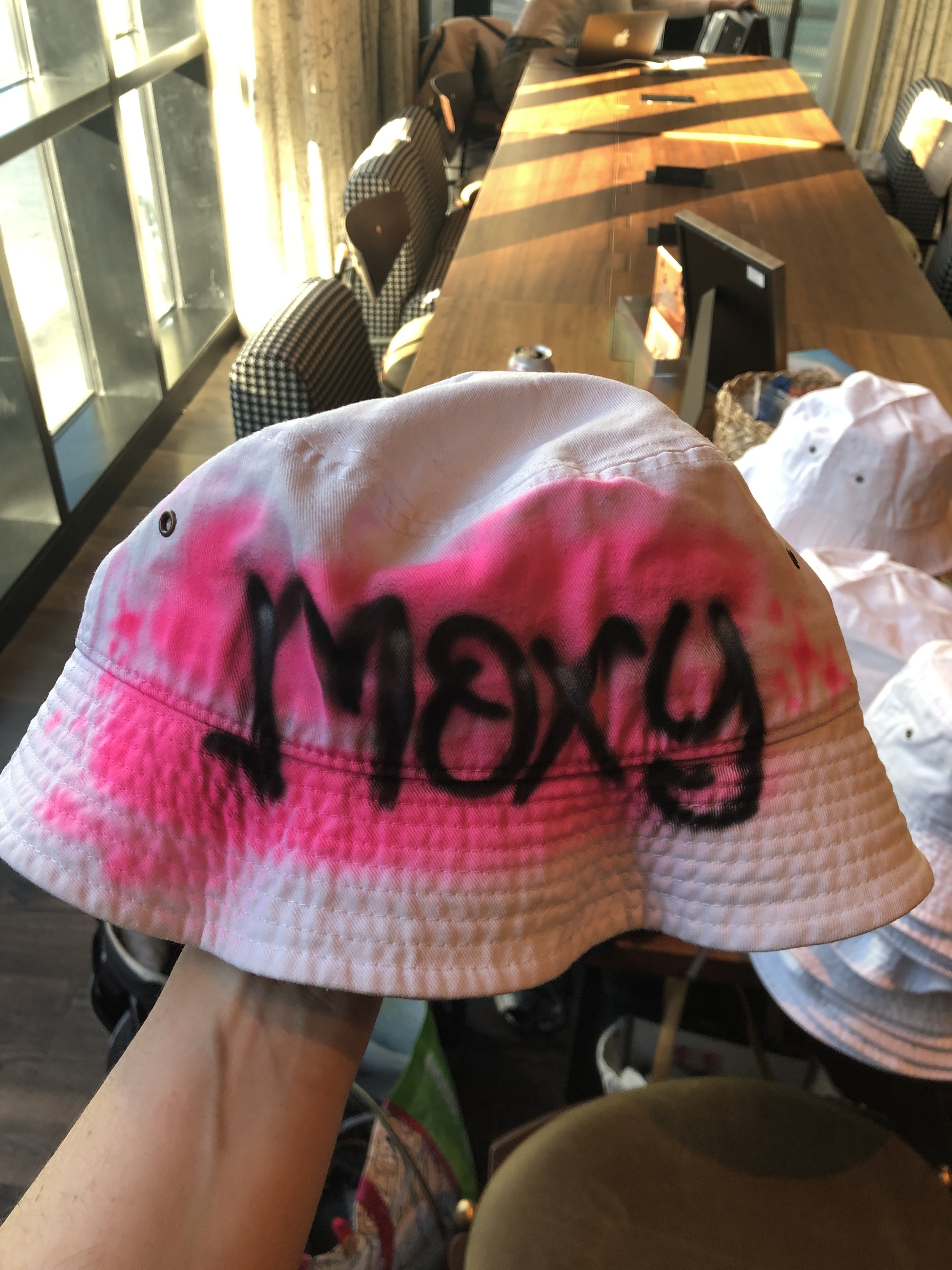 Custom Airbrush Clothing Hats NYC for Events and Parties.JPG