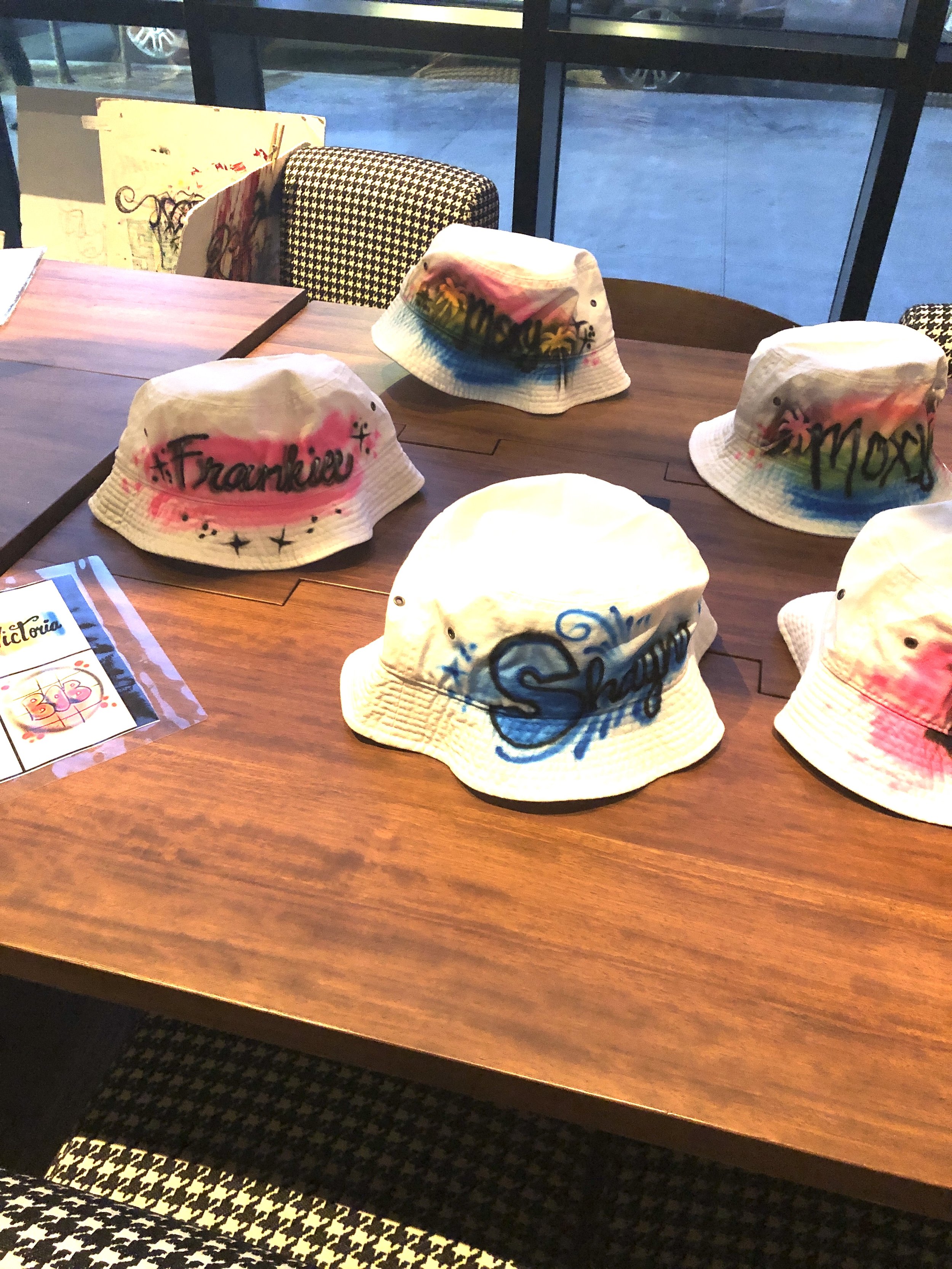 Custom Airbrush Hats for Party and Activations NYC.JPG