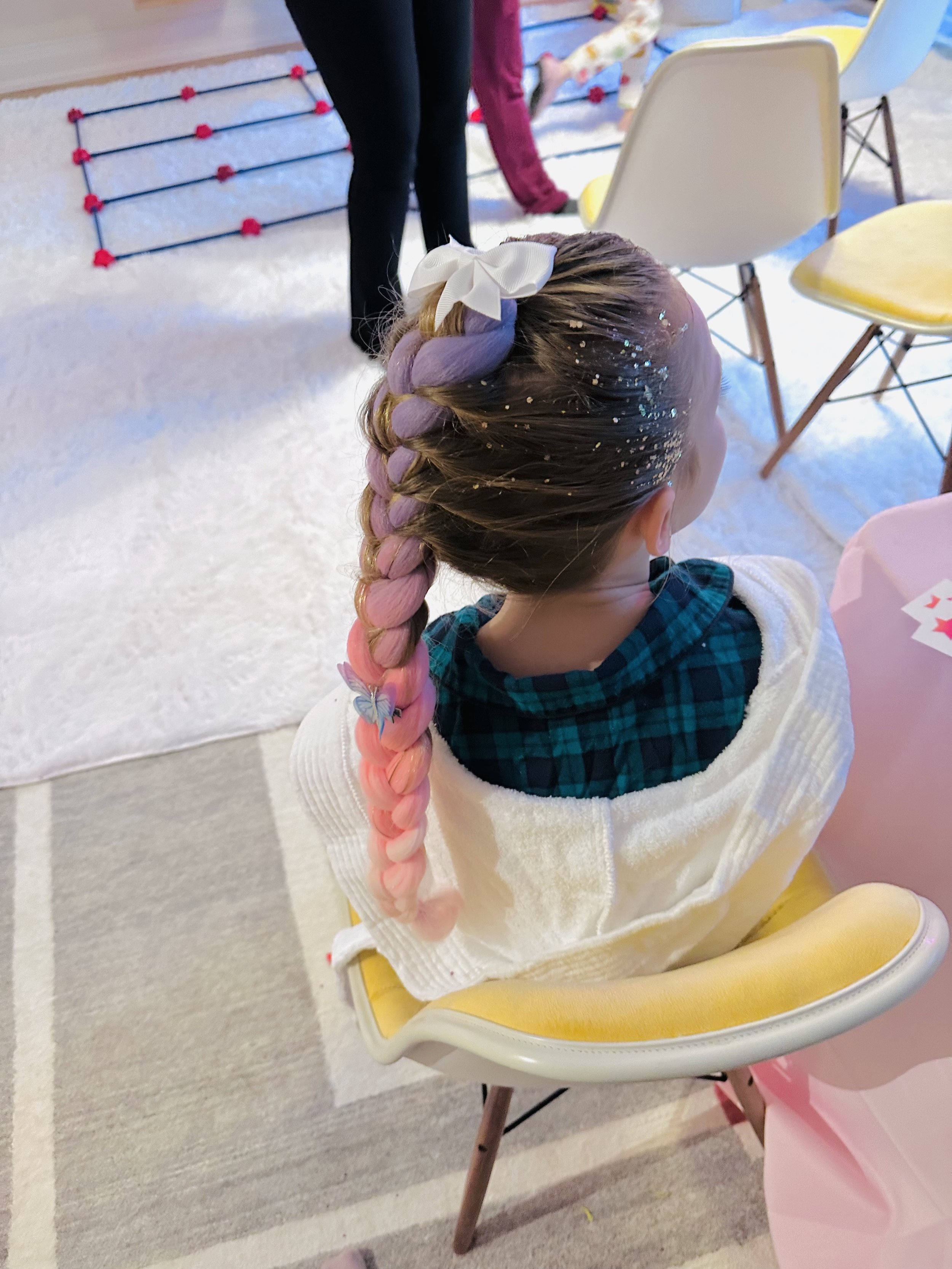 Raibow Hair Braiding in New York City for Kids Birthday Parties.jpg