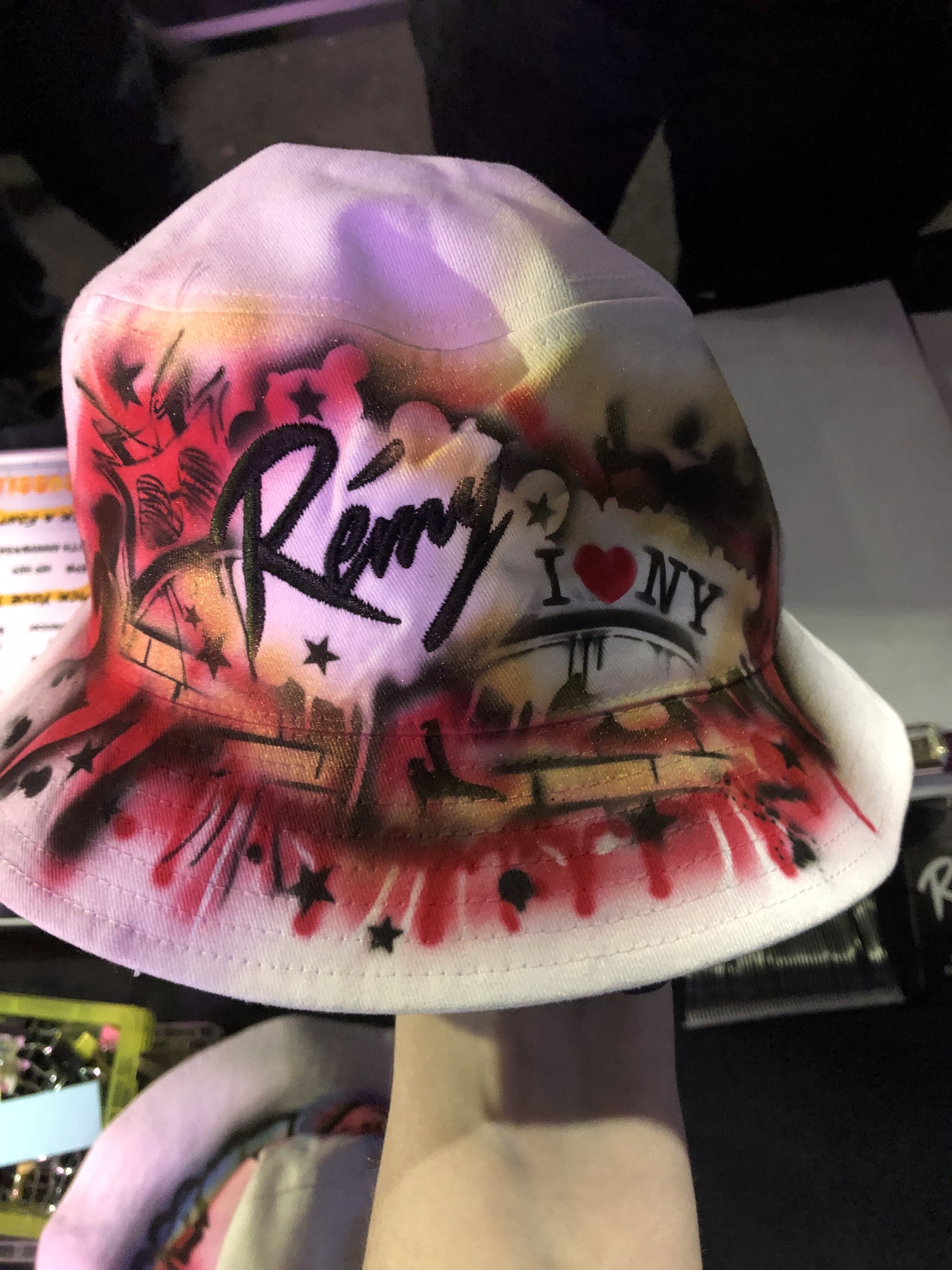 Airbrush Hat Custom for Adult Party NYC.JPG