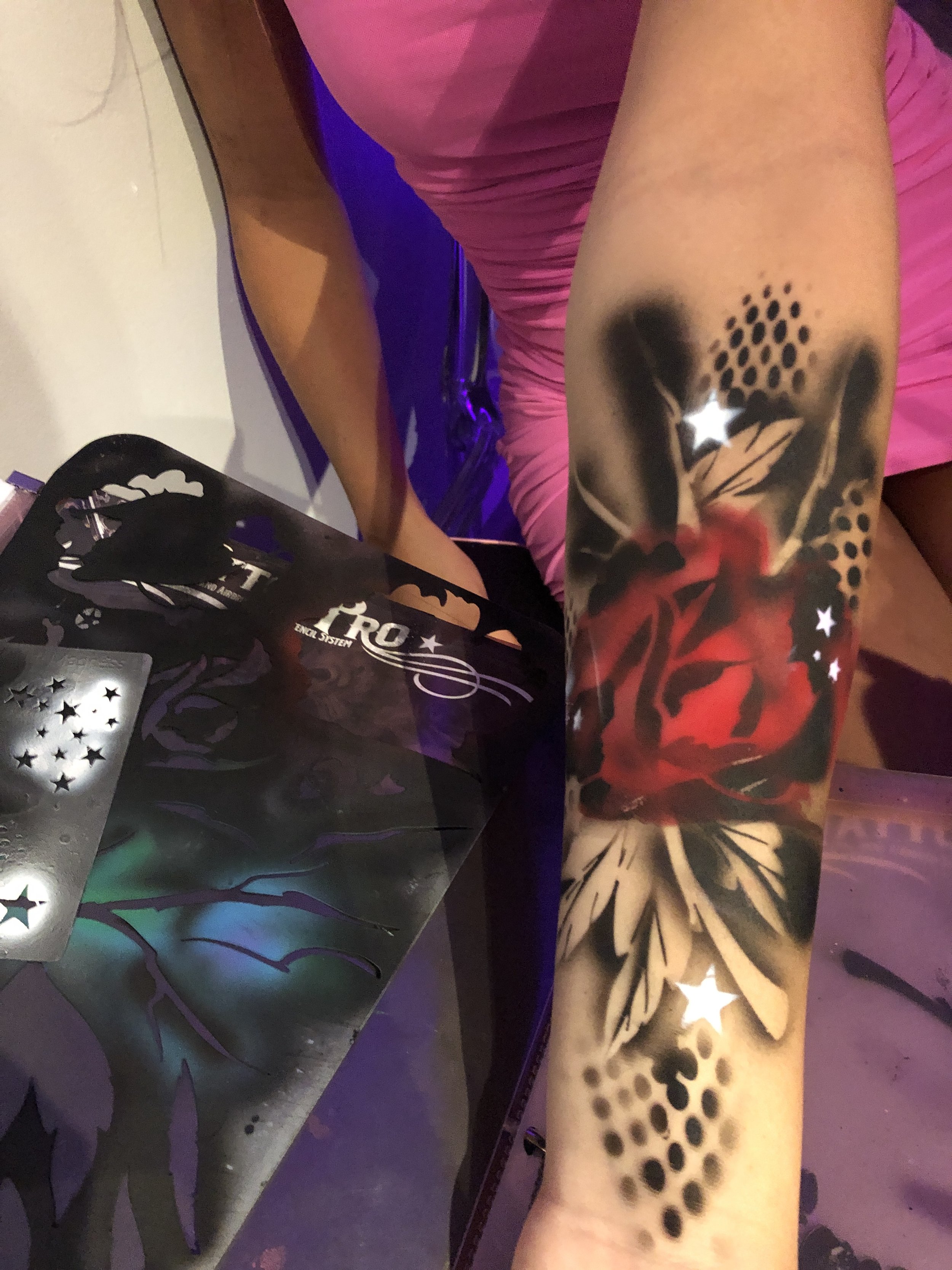 Airbrush Tattoos Near Me for Events and Parties NYC.JPG