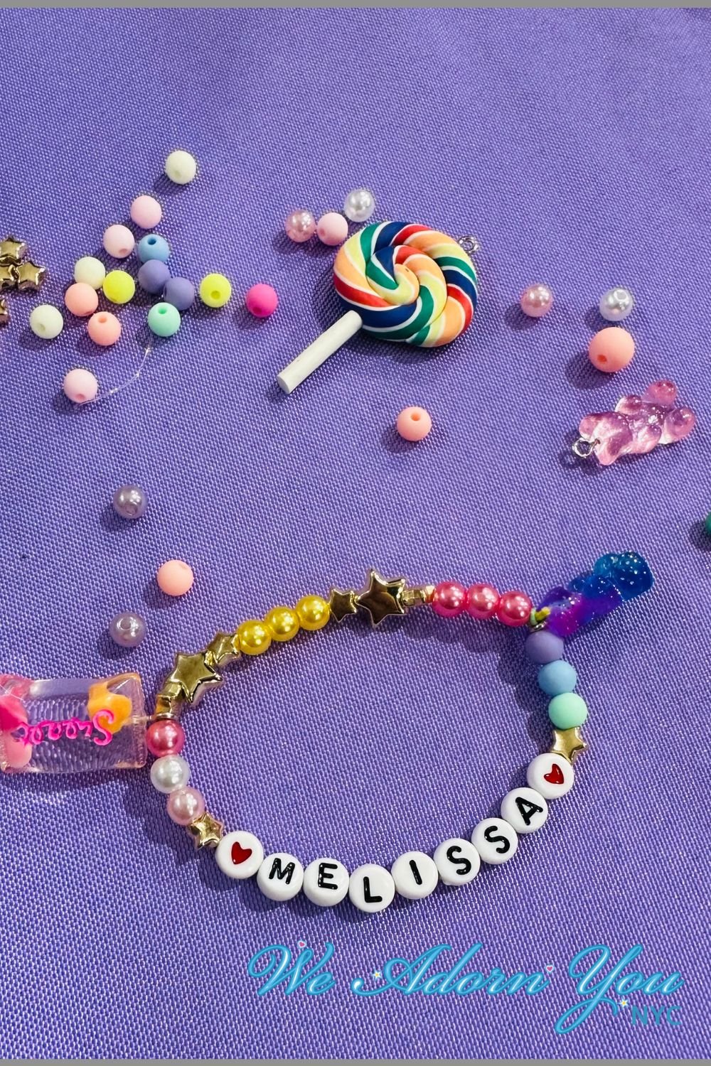 Candy Theme Party Bracelet making Station Taylor Swift for Kids NYC Craft.jpg