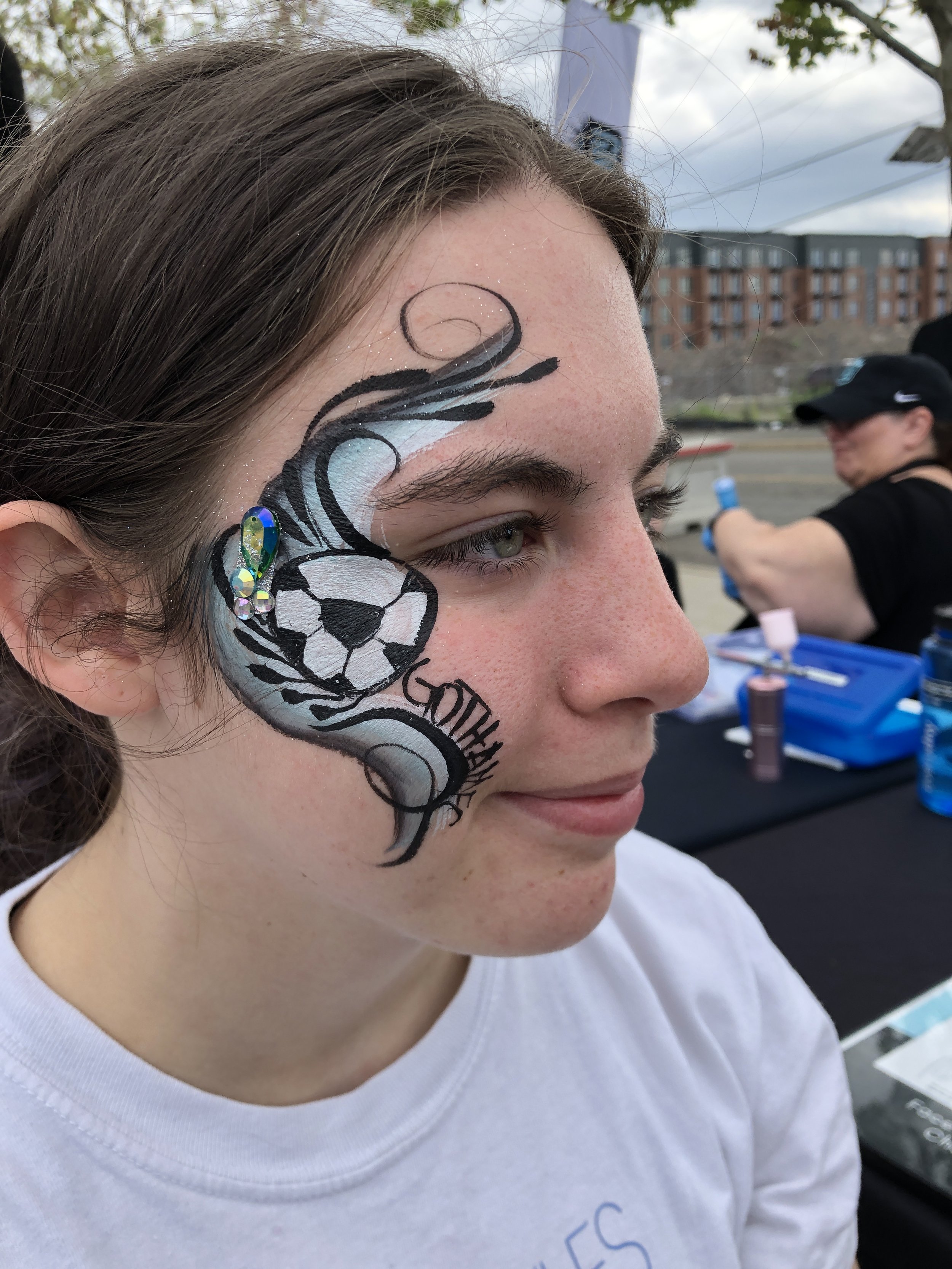 Face Painting for Gotham FC NYC and NJ.JPG