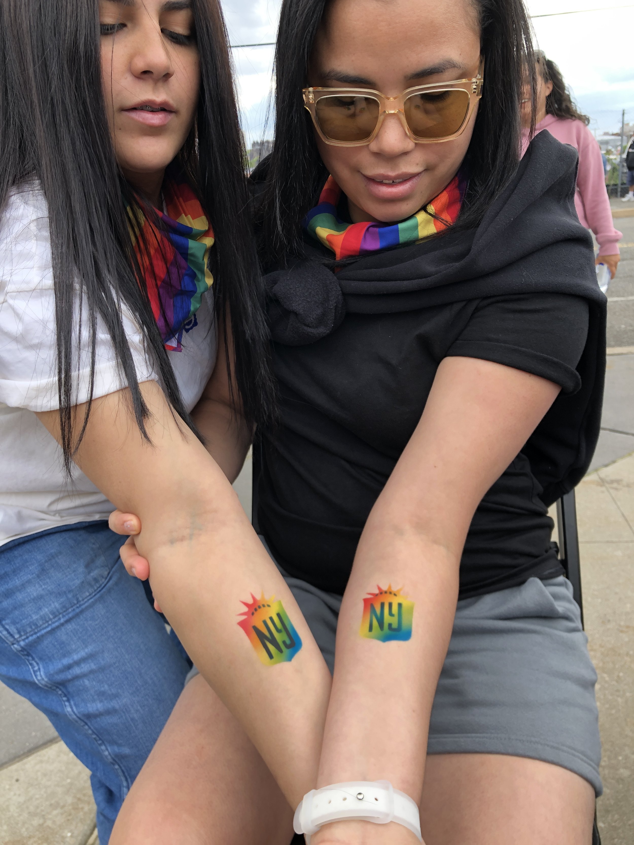 Rainbow Airbrush Tattoos Near me NYC and Brooklyn.JPG