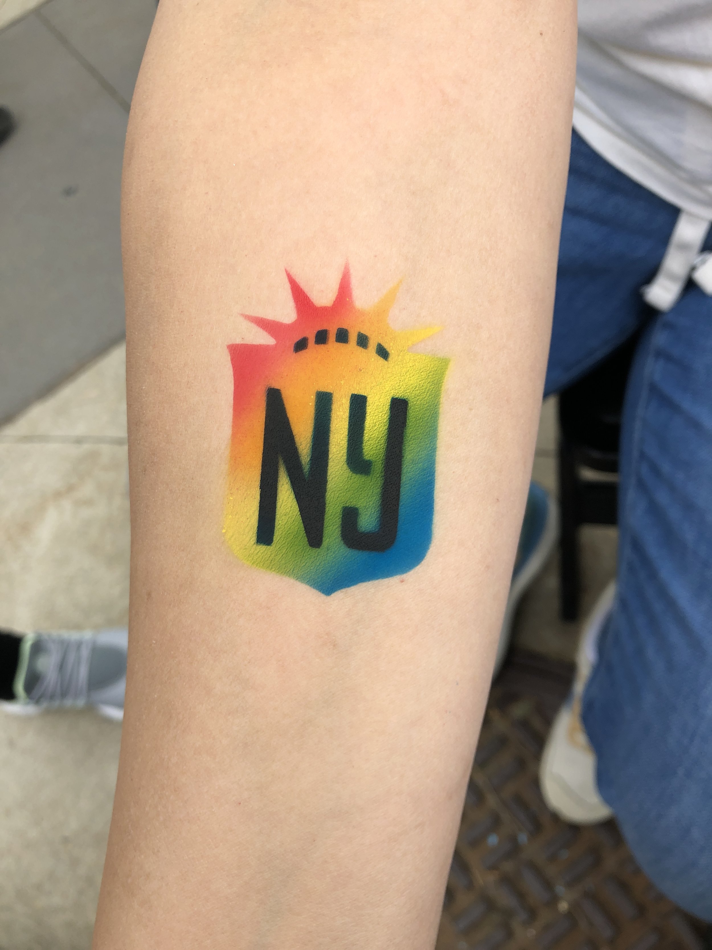 Rainbow Airbrush Tattoos Near me Westchester.JPG