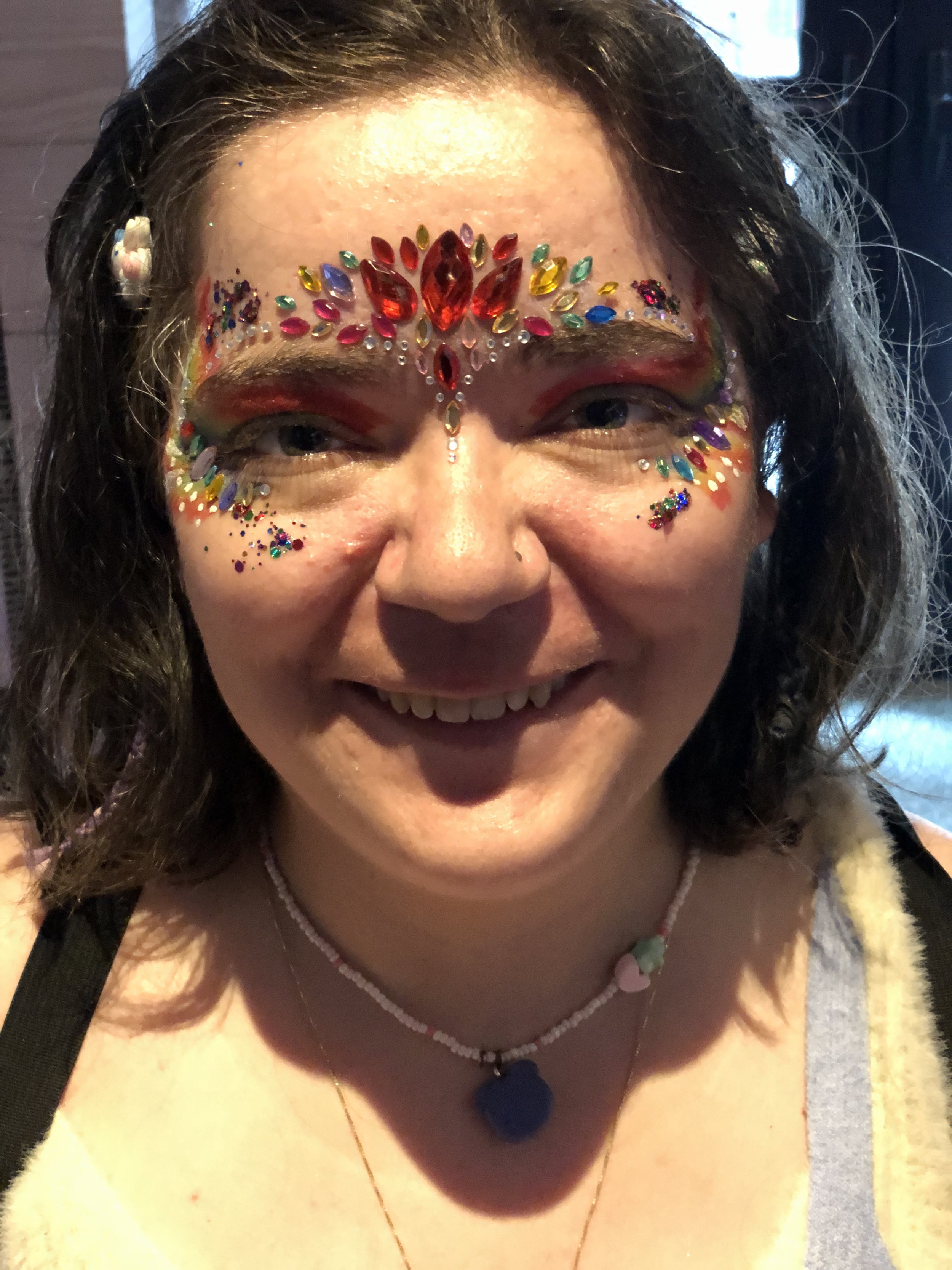 Face Painting and Face Gems Near Me NYC for Adults and Teens.JPG