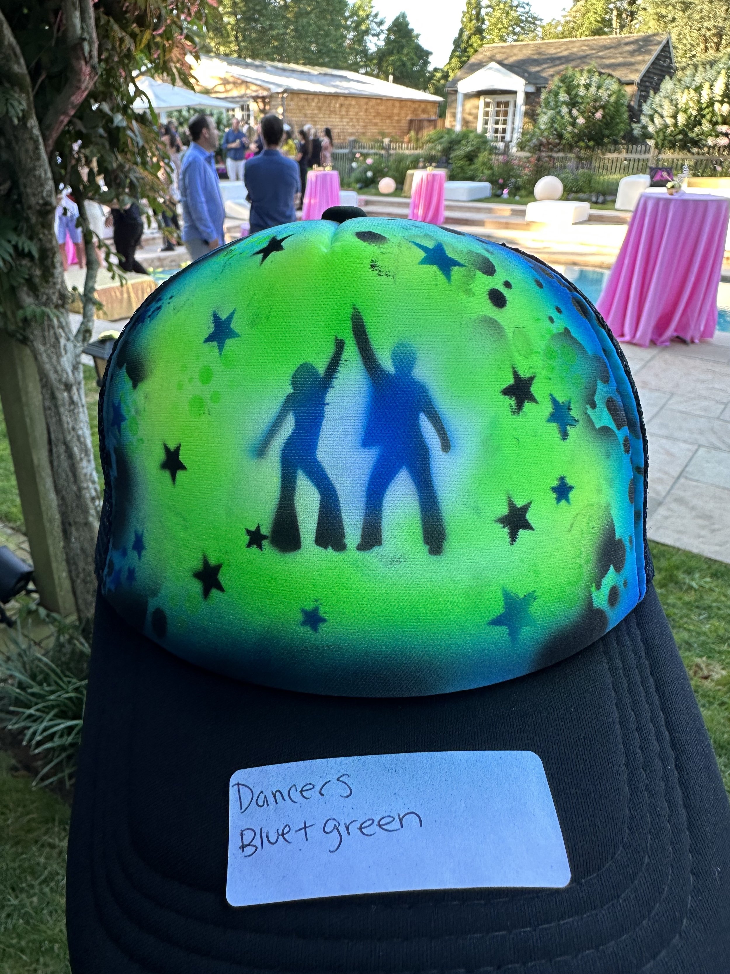 Disco Theme Airbrush Hat for Party.jpg