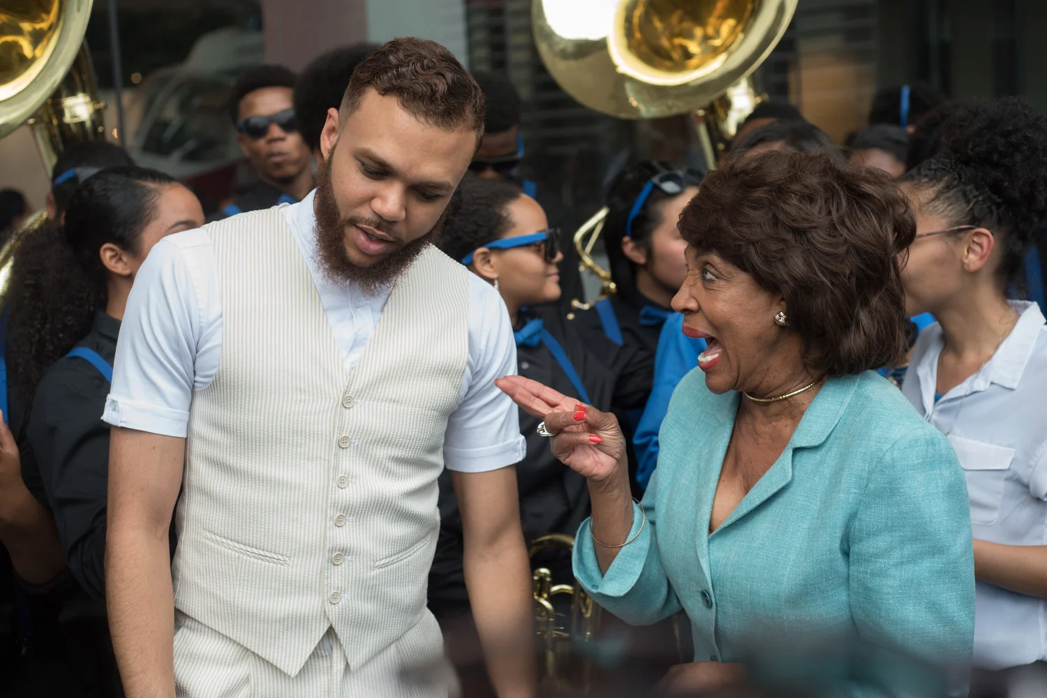 Jidenna and Maxine Waters at the Newuem Seattle Event Photography.jpg