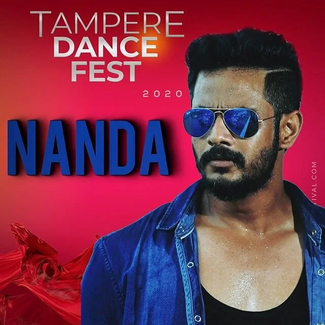 Introducing our first special guest teacher!! @nanda_offl is an amazing dancer, choreographer and performer and he is very famous for his work in multiple movies and tv series.

#tamperedancefestival #dance #tampere #festival