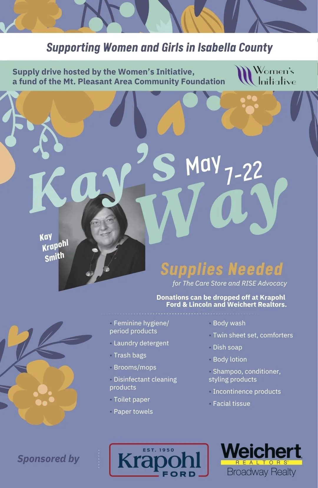 6th Annual Kay's Way Returns to Support Women and Girls — Mt. Pleasant ...