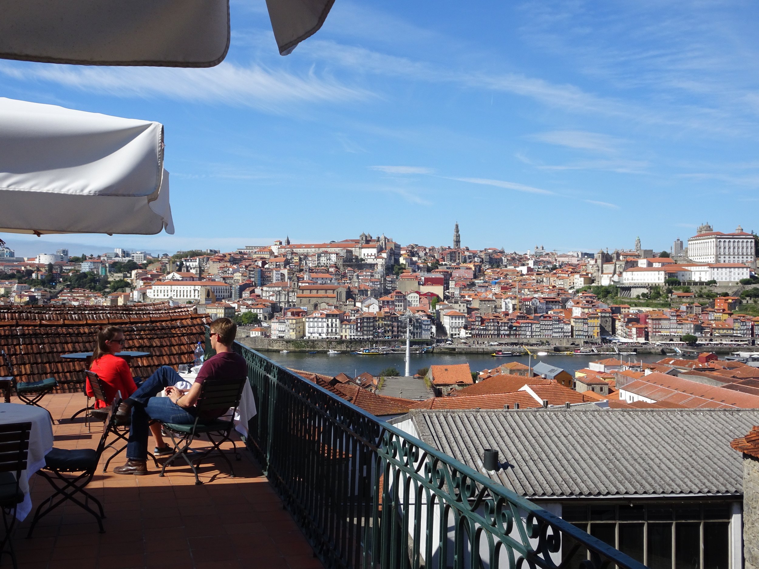 View from restuarant at Taylor Port House, Porto, Portugal - M.Quigley 