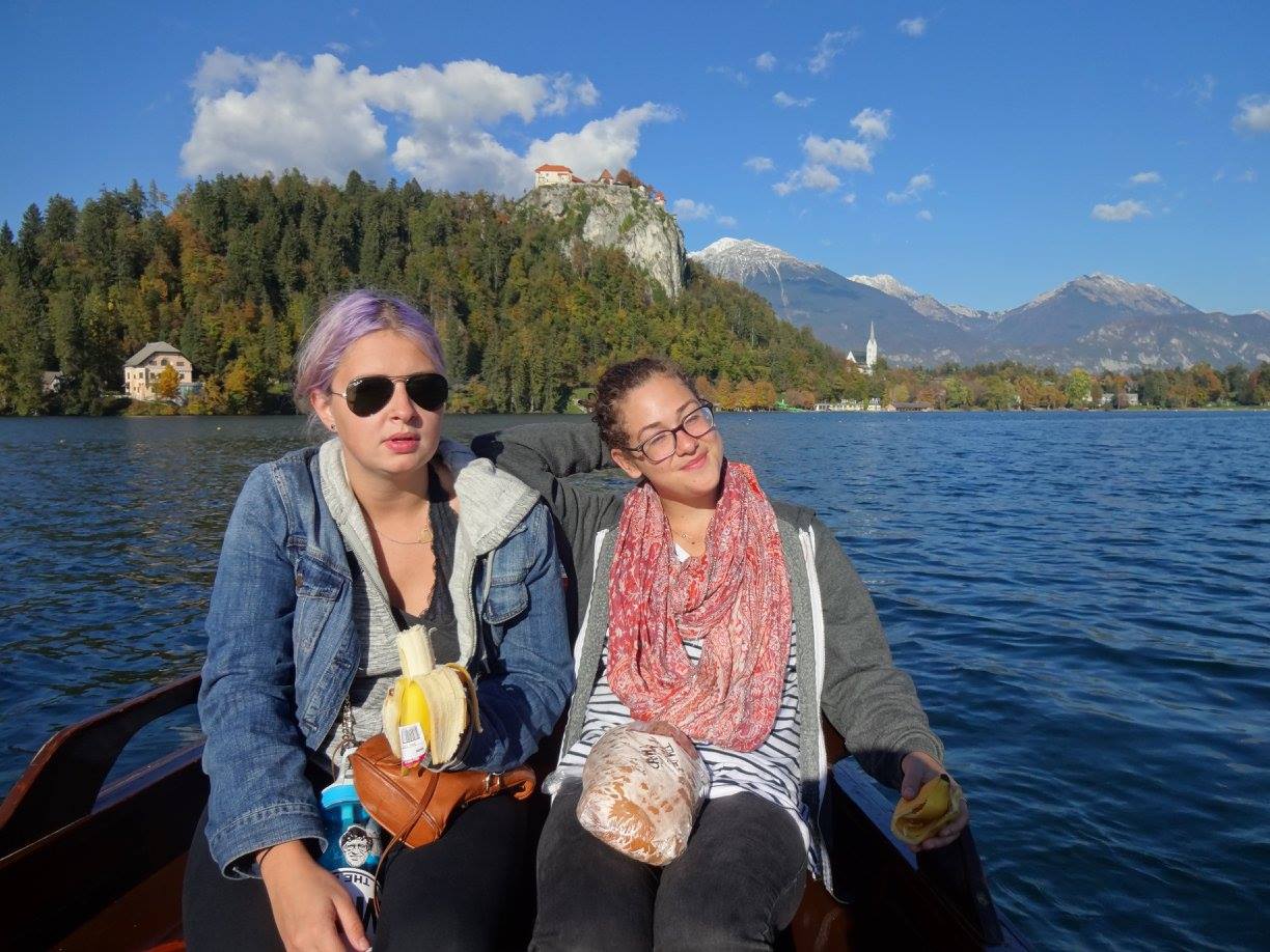 my purple hair... looking not so great (lake bled looks real good though)