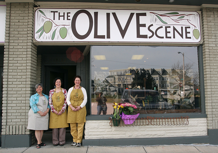Visit The Olive Scene at 19132 Old Detroit Road in the Old River Shopping Area.