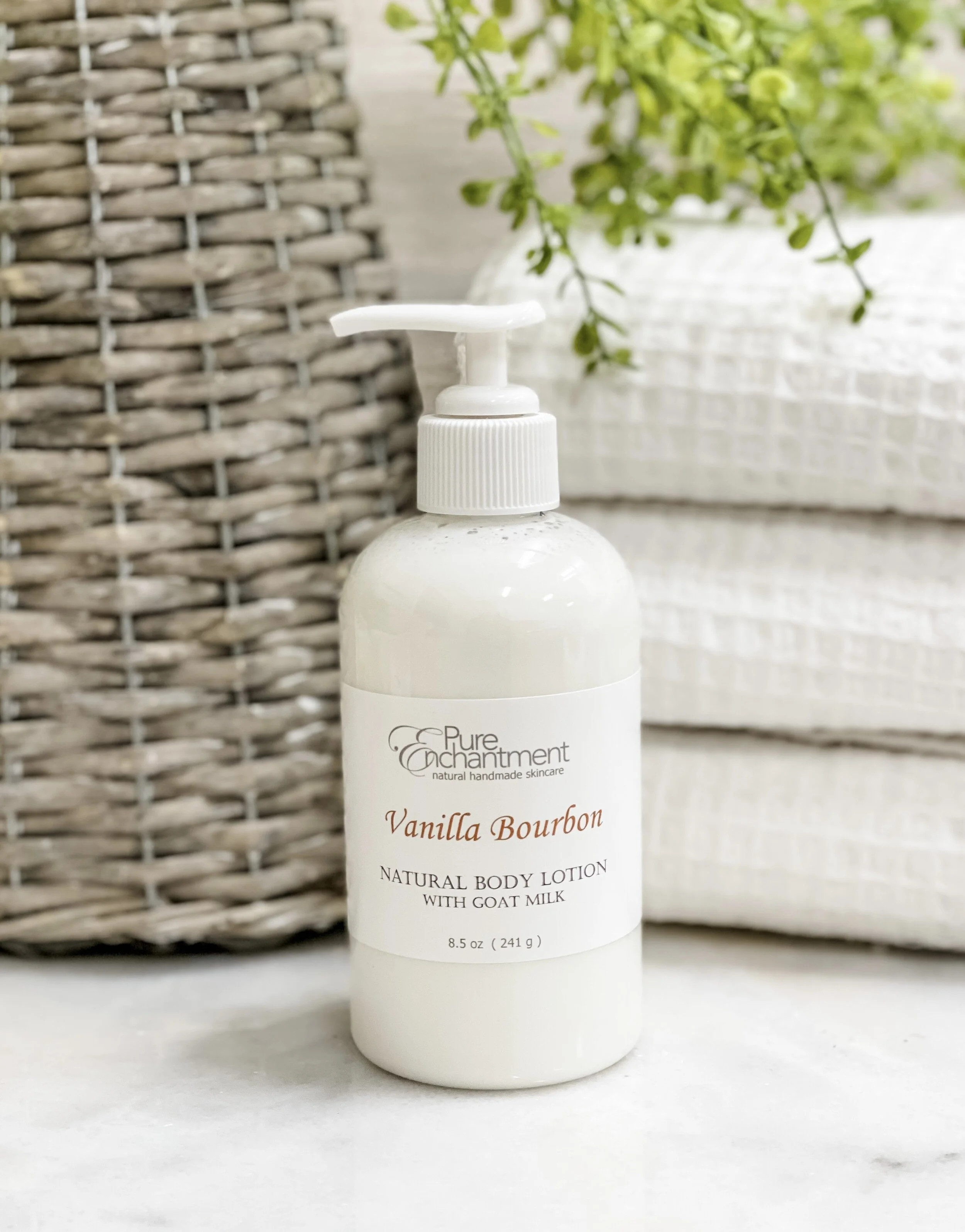 Vanilla Bourbon Pump Lotion with Goat's Milk