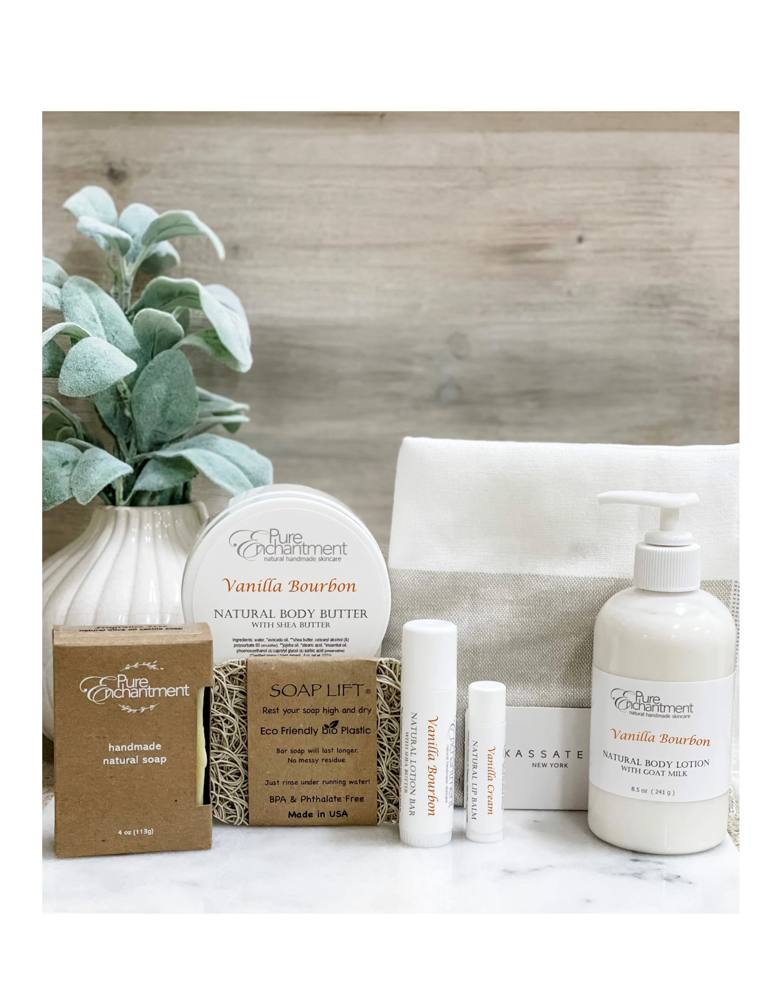 Vanilla Bourbon Spa Essentials Tote