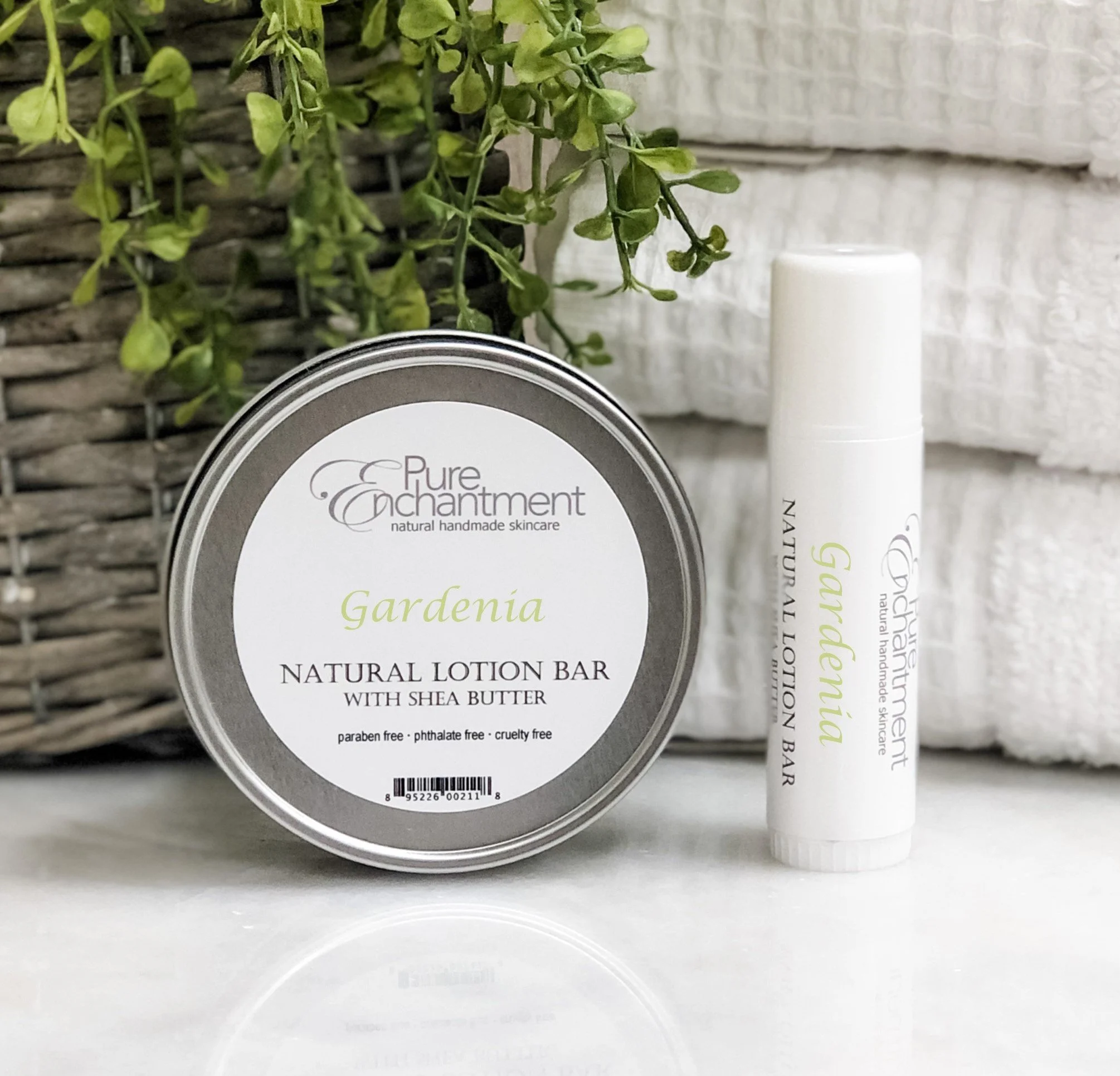 Gardenia Solid Lotion Bar