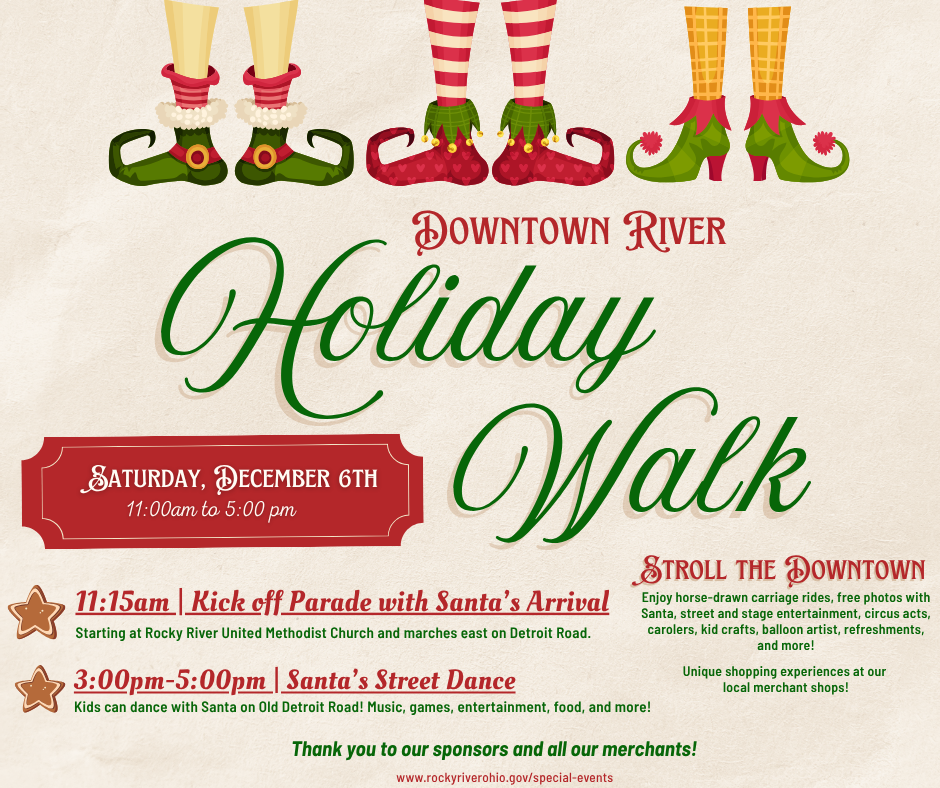 Join us for our annual Holiday Walk...