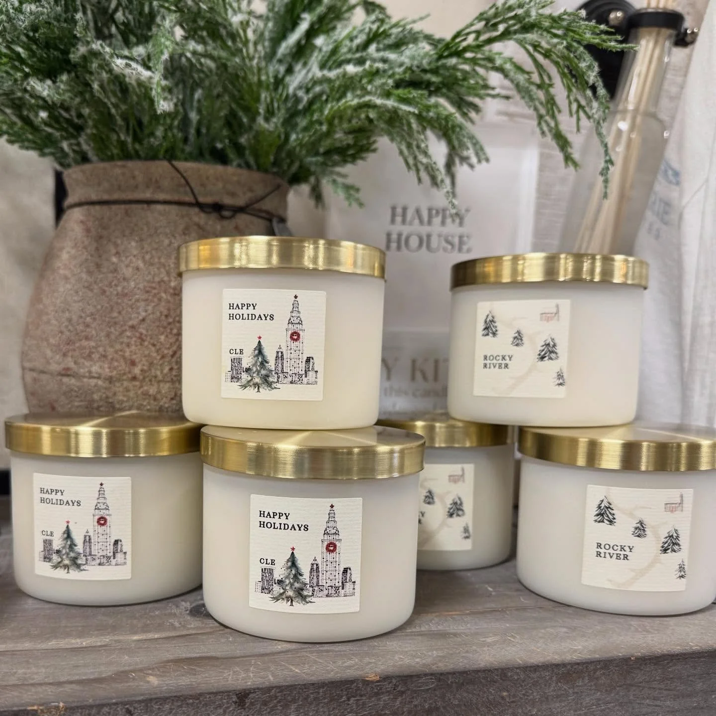 We&rsquo;re loving our adorable holiday and winter candles from @furbishandfire  Perfect for gifting or a little self-love! 😊💕