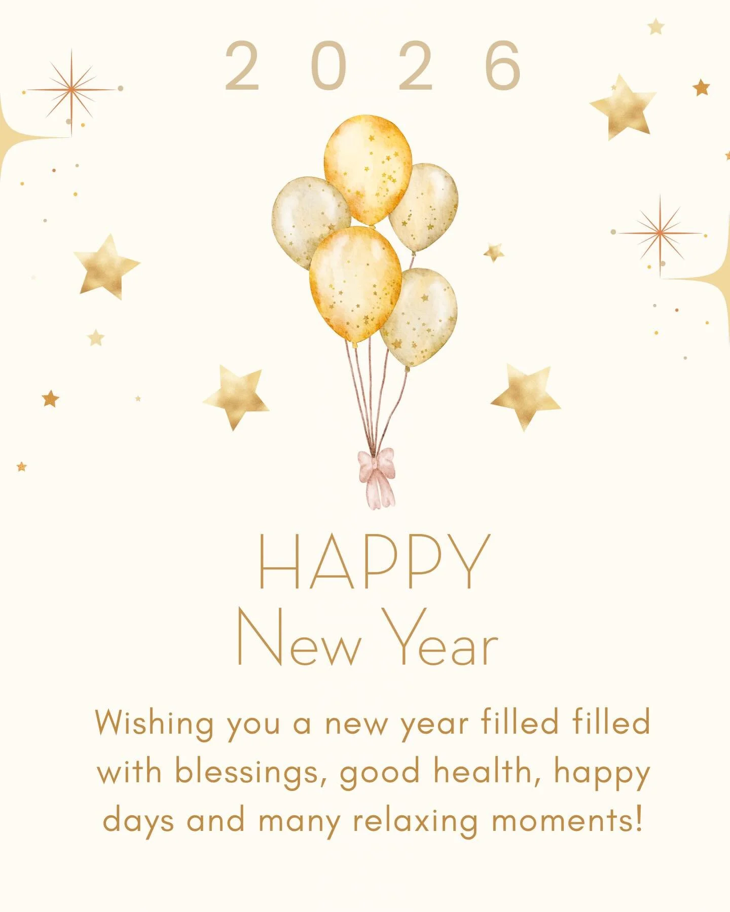 We're grateful for customers like you who've supported our small business over the past year! Here's to an amazing 2026! 🥳🥂💕
