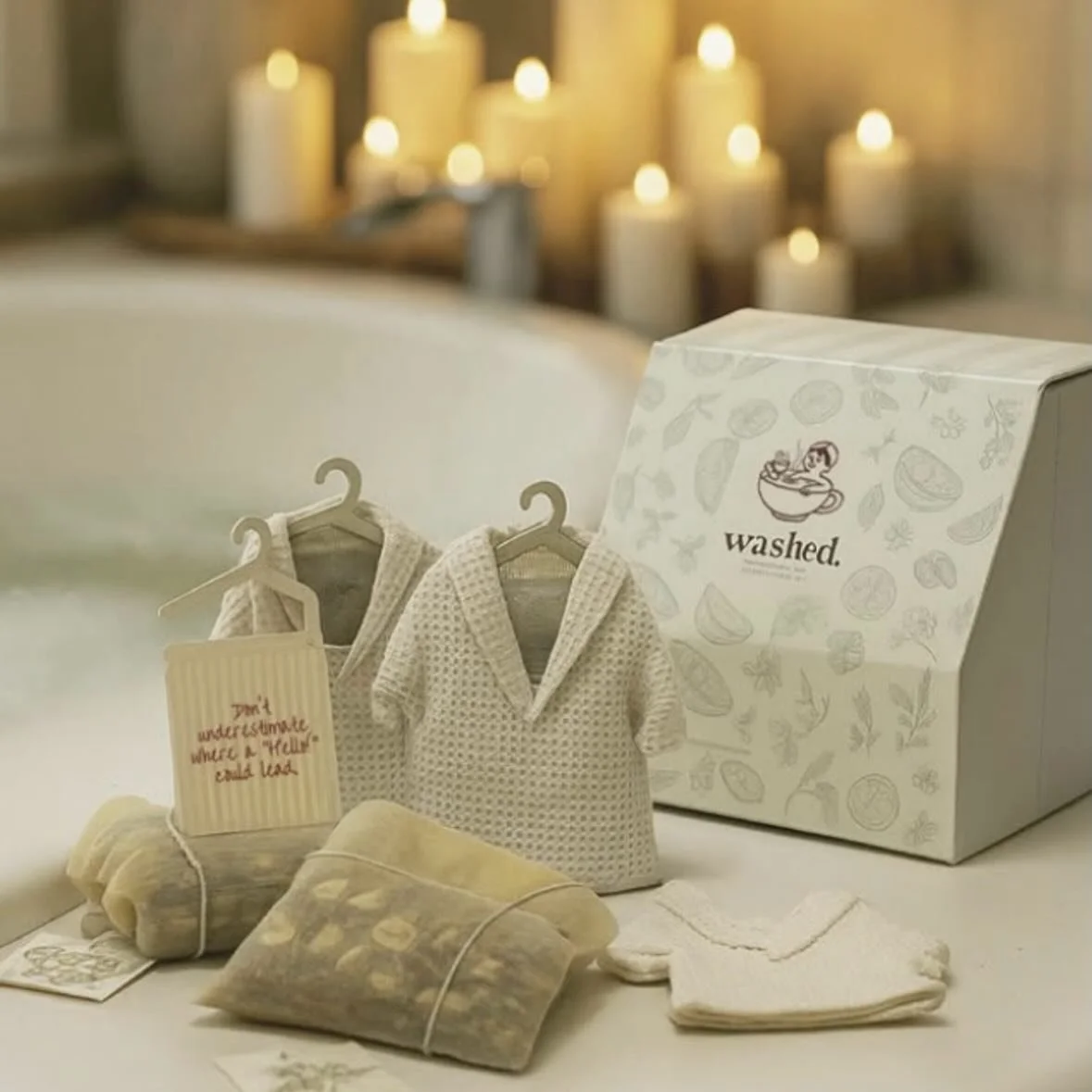 Tea isn&rsquo;t just for drinking&hellip; 🫖🛀🙂Your new nightly ritual, cozily wrapped in a tiny robe! Soak, relax, and refresh your skin with these soothing bath teas by @washedawayshop 

Steep, soak, and scrub with these indulgent bath teas, craft