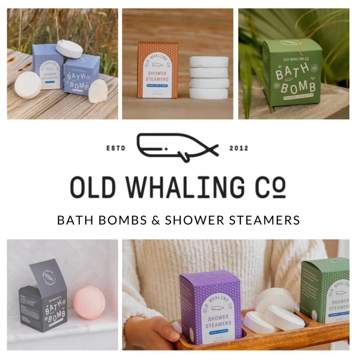 Turn your bath into a spa-retreat with @oldwhalingco bath bombs and shower steamers. These are the perfect way to create a relaxing, spa-like experience in your own bathroom. 🛁 💕🙂

Old Whaling Company is family-owned and based in Charleston, South